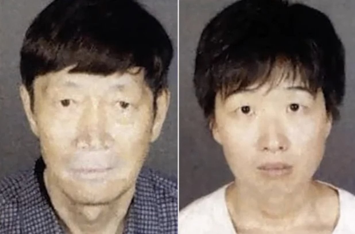 Guojun Xuan, 66, and Silvia Zhang, 39, are accused of conspiring to abuse children born through surrogacy. Photo: Arcadia Police Department
