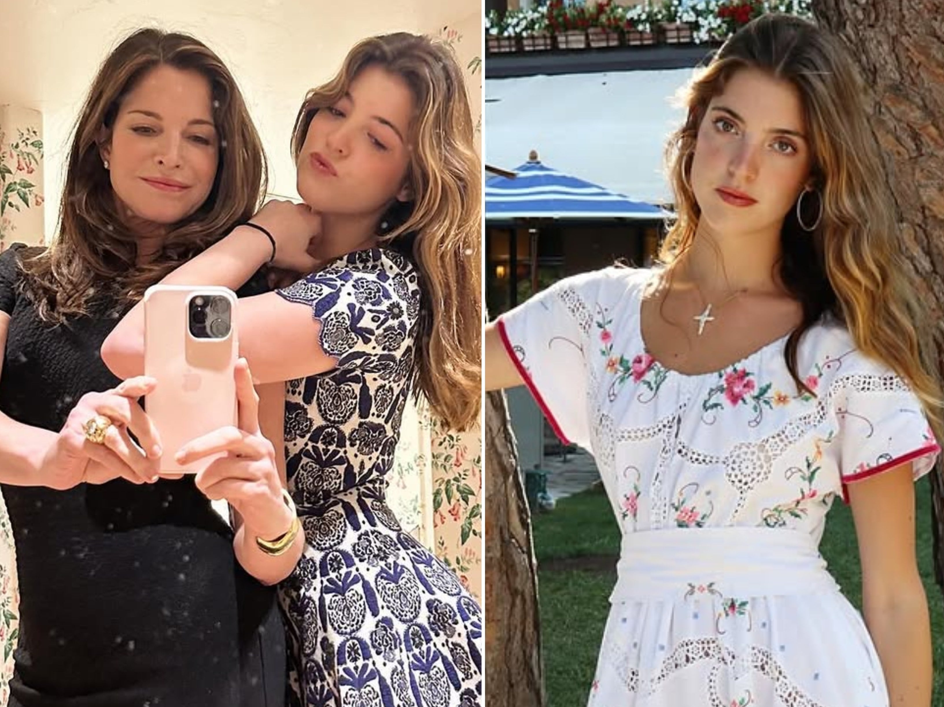 Lily Brant (right), daughter of model Stephanie Seymour, is following in her mother’s footsteps. Photos: @lily.brant/Instagram