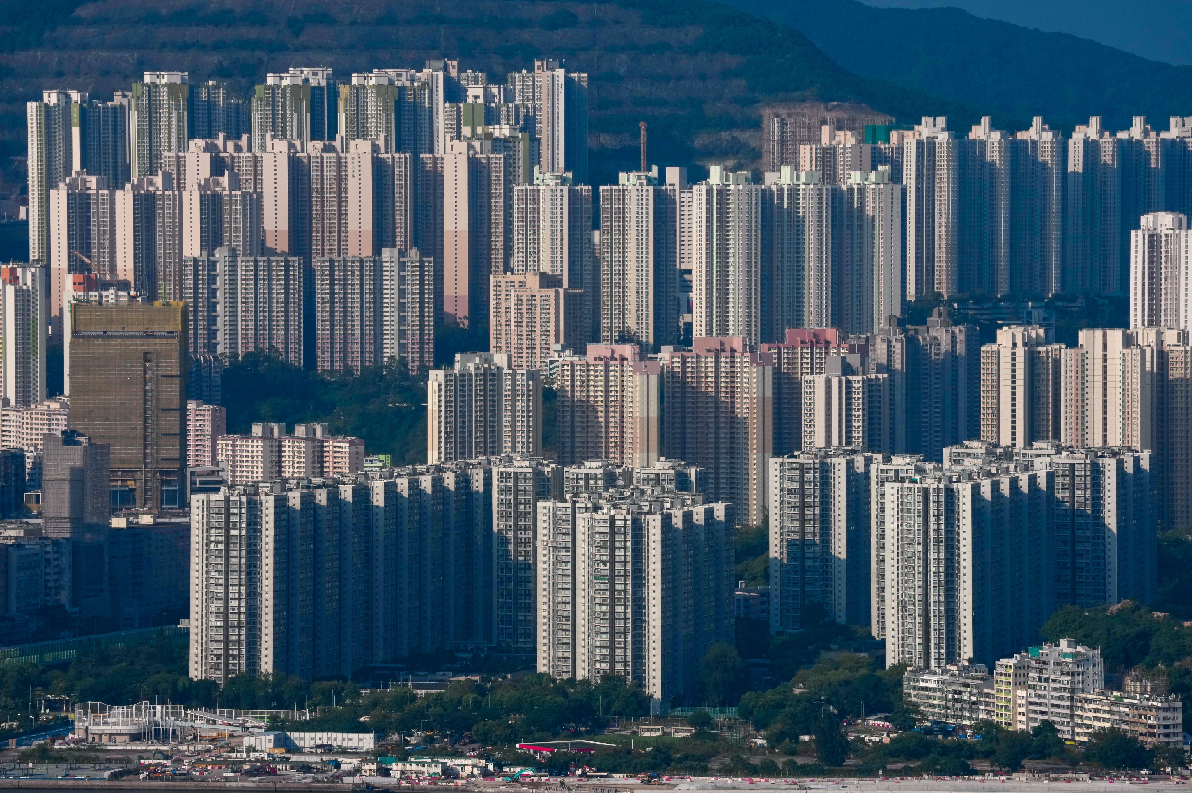 A dense cluster of residential developments of Kwun Tong area. Photo: Karma Lo