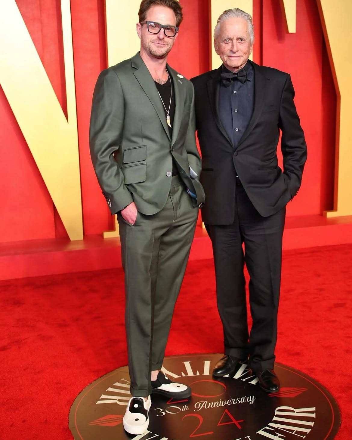 Cameron Douglas with his father Michael Douglas in 2024. Photo: @cameronmorrelldouglas
/Instagram