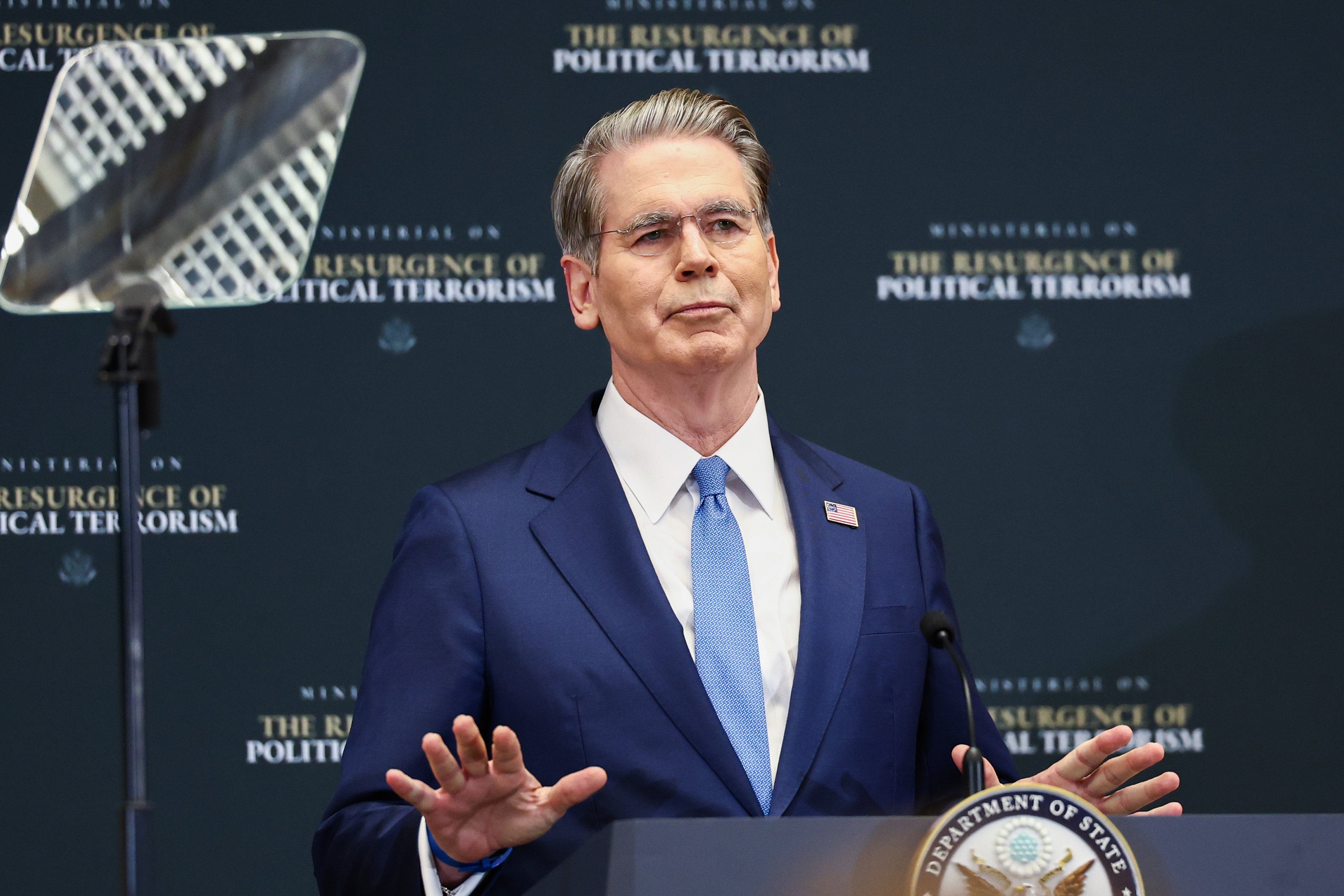 US Treasury Secretary Scott Bessent says Wednesday’s announcement underscores the department’s commitment to protecting US national security through investment security measures. Photo: Getty Images/TNS