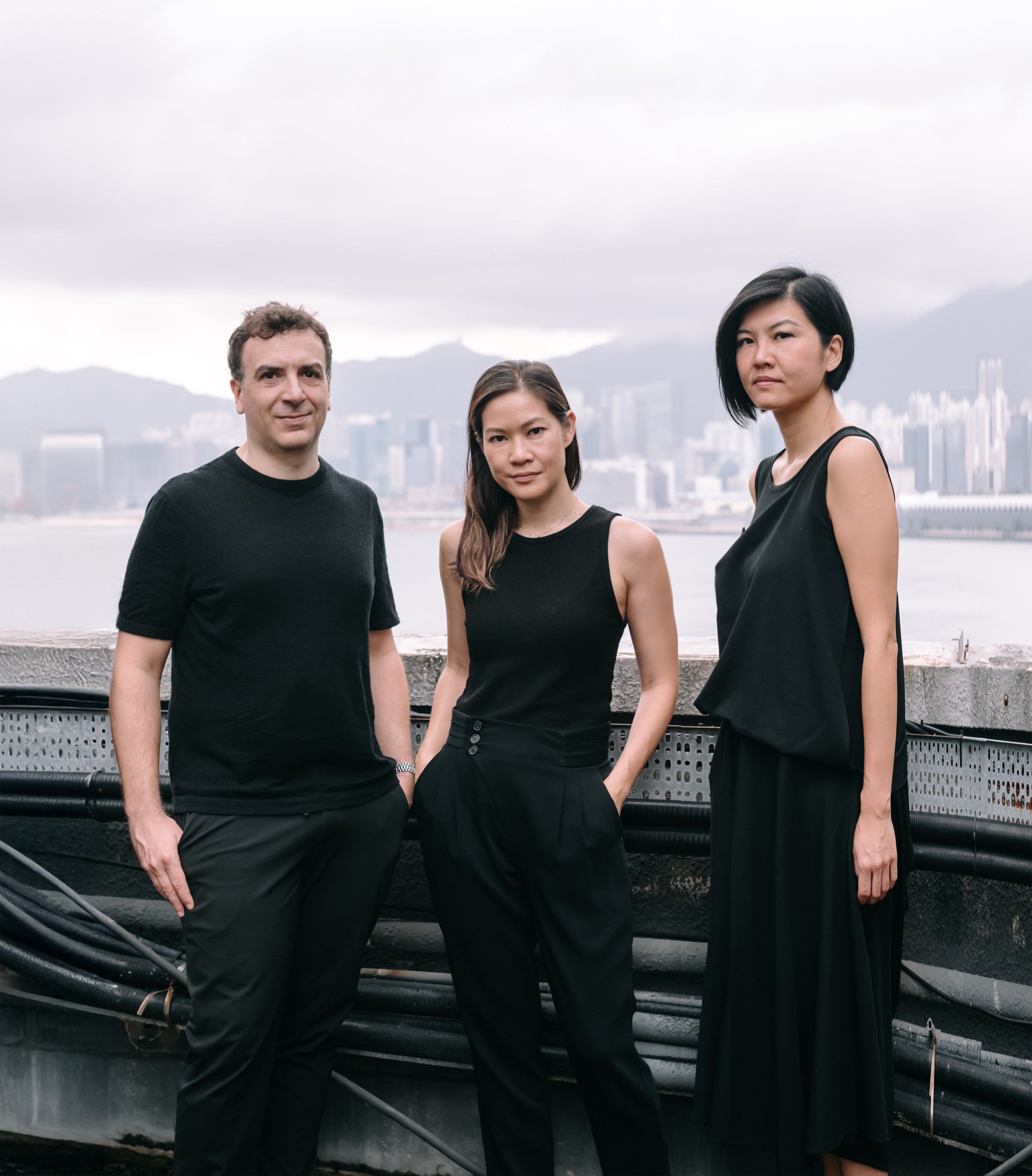 Collective Studio’s founder Betty Ng (right) with directors Juan Minguez and Chi Yan Chan. Photo: Handout