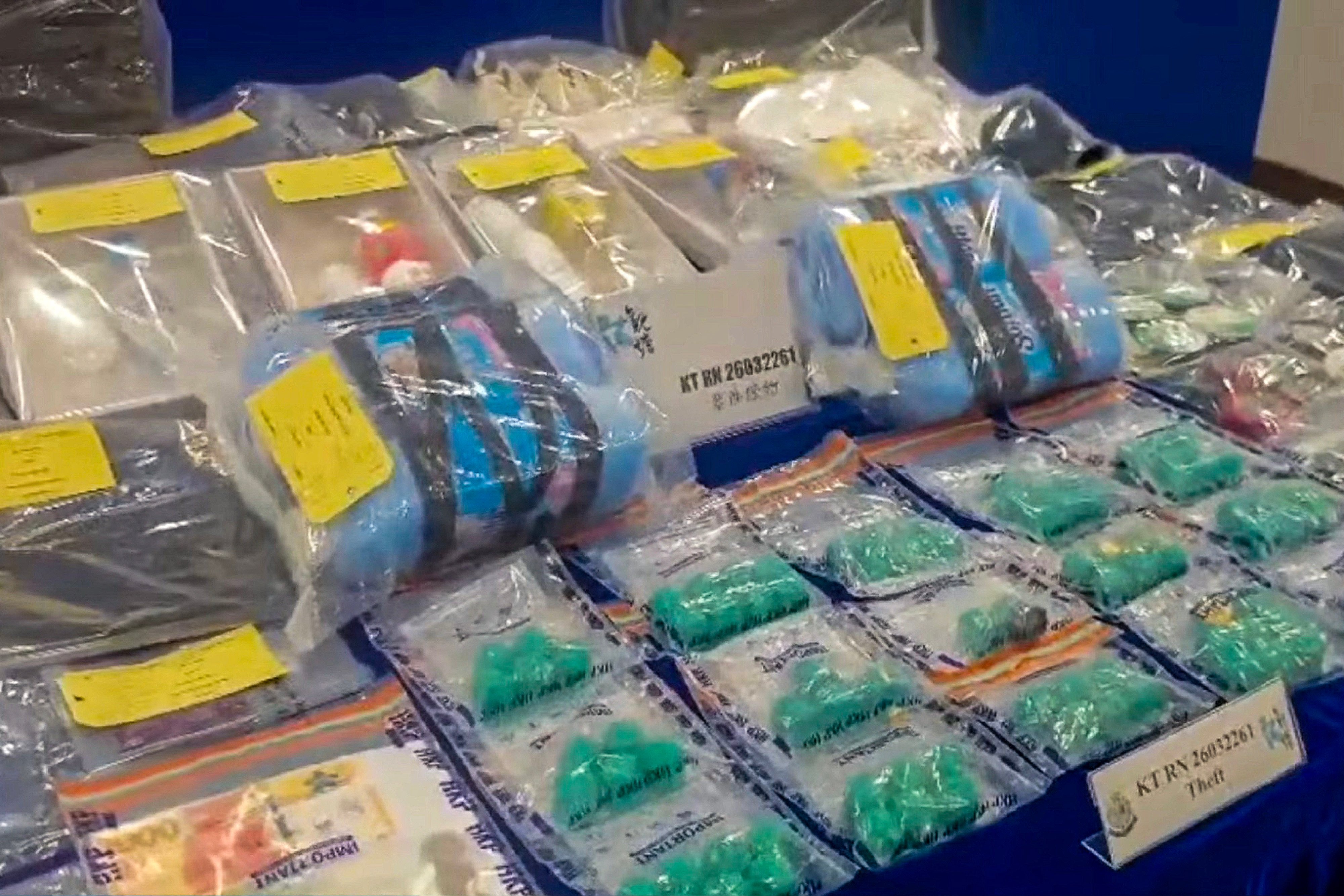 Hong Kong police have recovered about HK$30 million worth of stolen gold. Photo: YouTube/HK Police Force