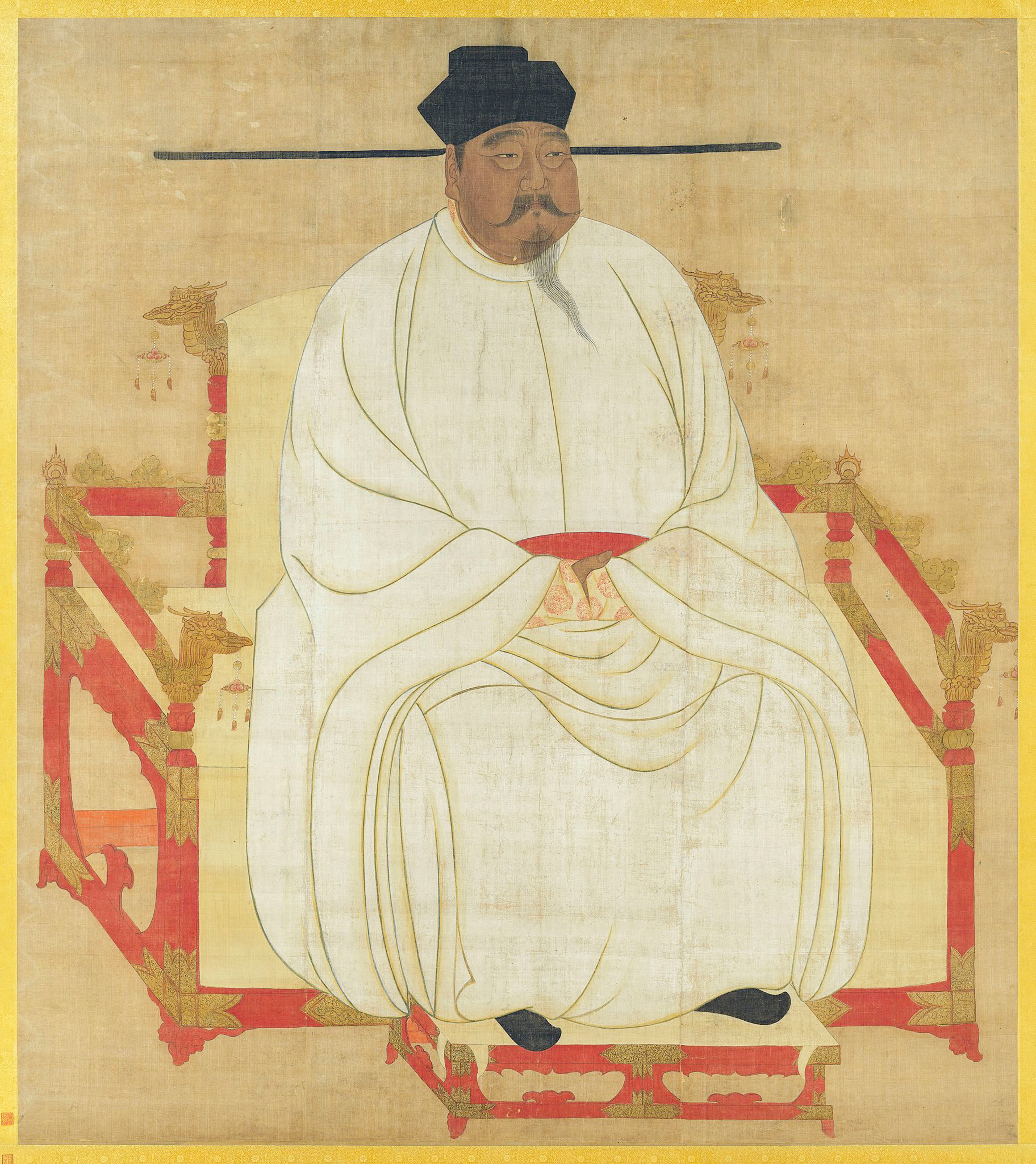 A portrait of Song dynasty founder Zhao Kuangyin, who died suddenly in 976 while alone with the brother who succeeded him. The cause of his death has remained shrouded in mystery ever since. Photo: Historical Painting