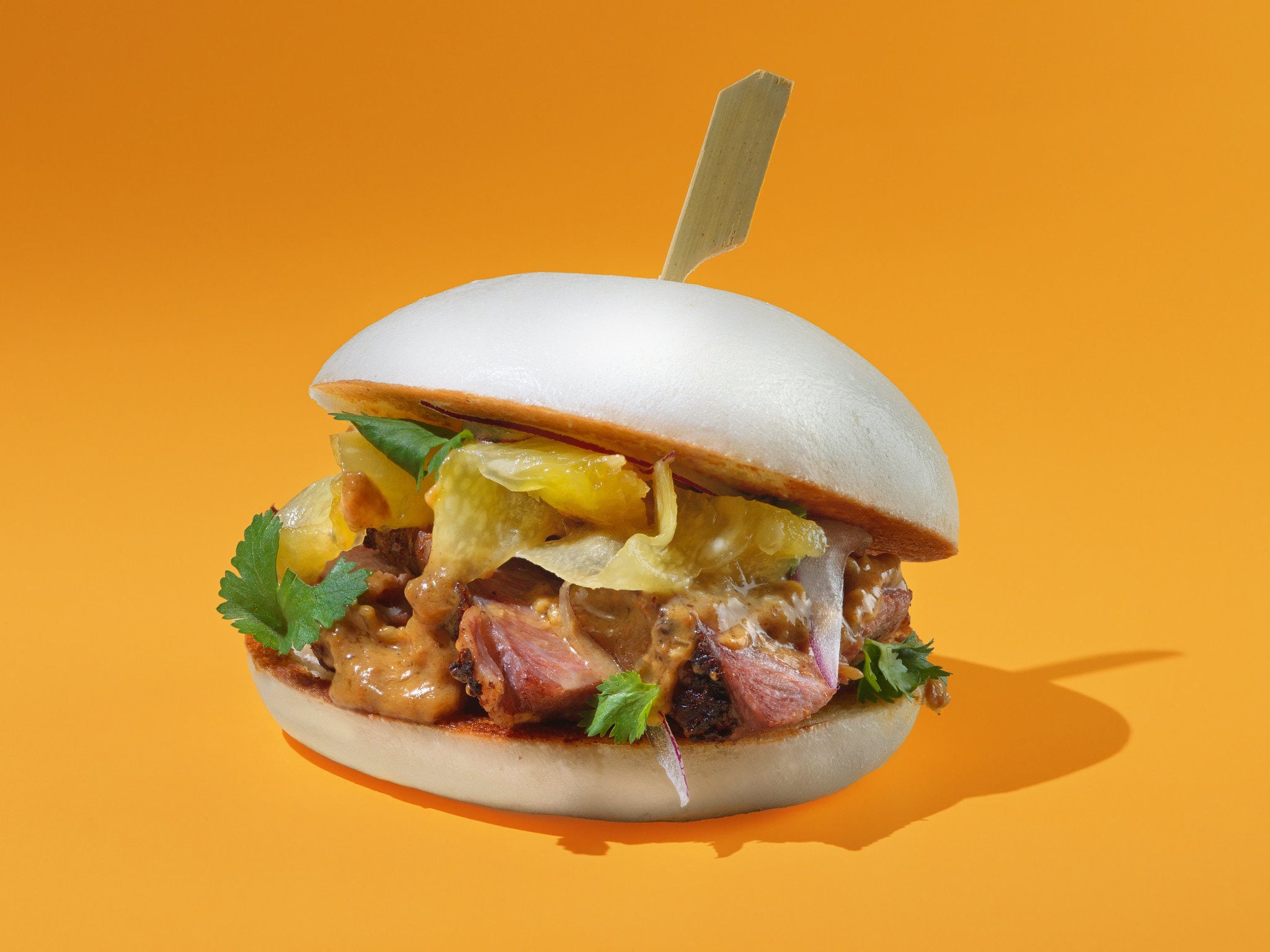 The satay beef short rib bao is part of May Chow’s month-long residency, one of this weekend's recommended highlights in Hong Kong, at Regent Hong Kong. Photo: Regent Hong Kong