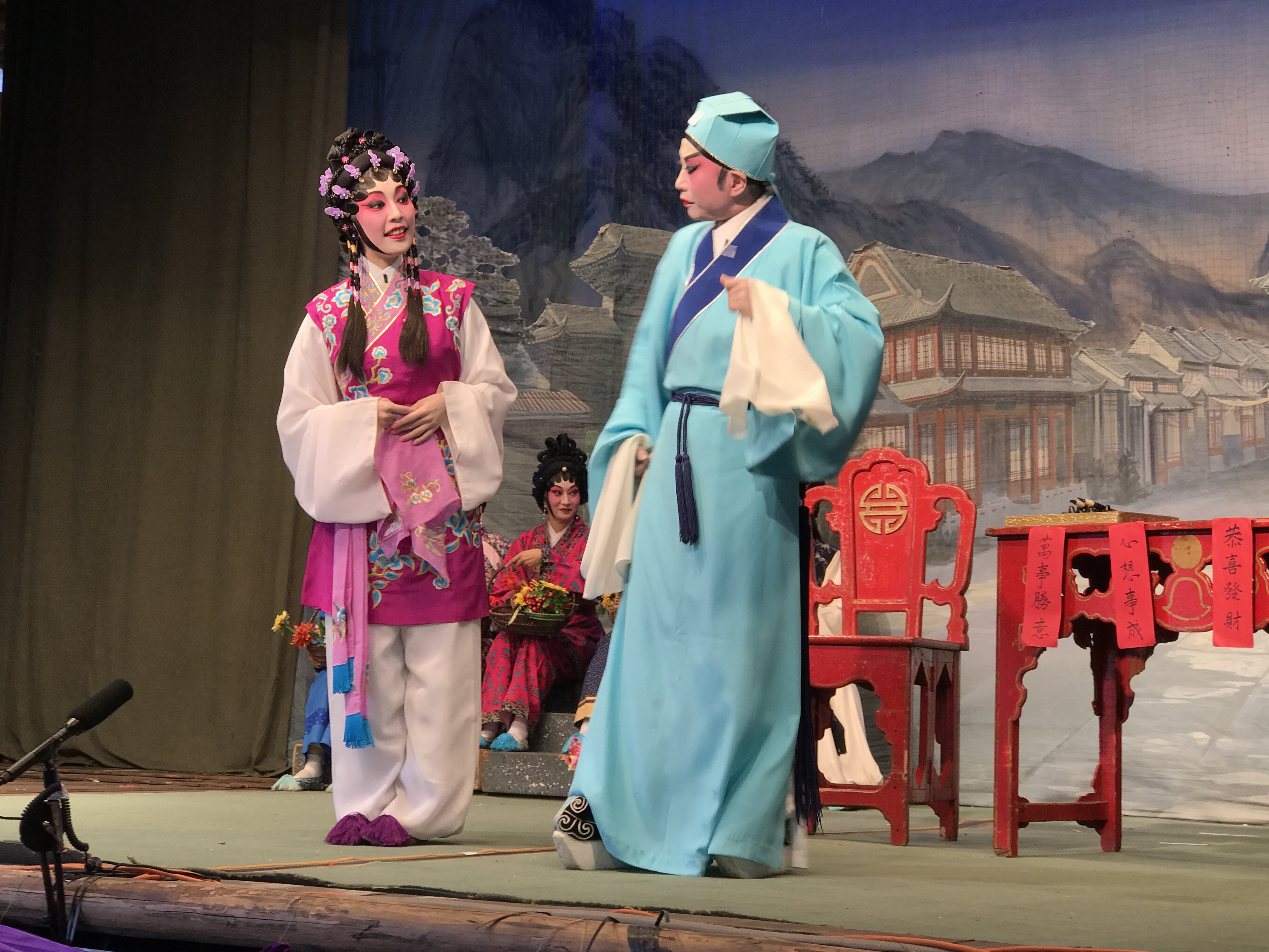 A Cantonese opera performance at the Bamboo Theatre in 2016. Photo: The Conservancy Association