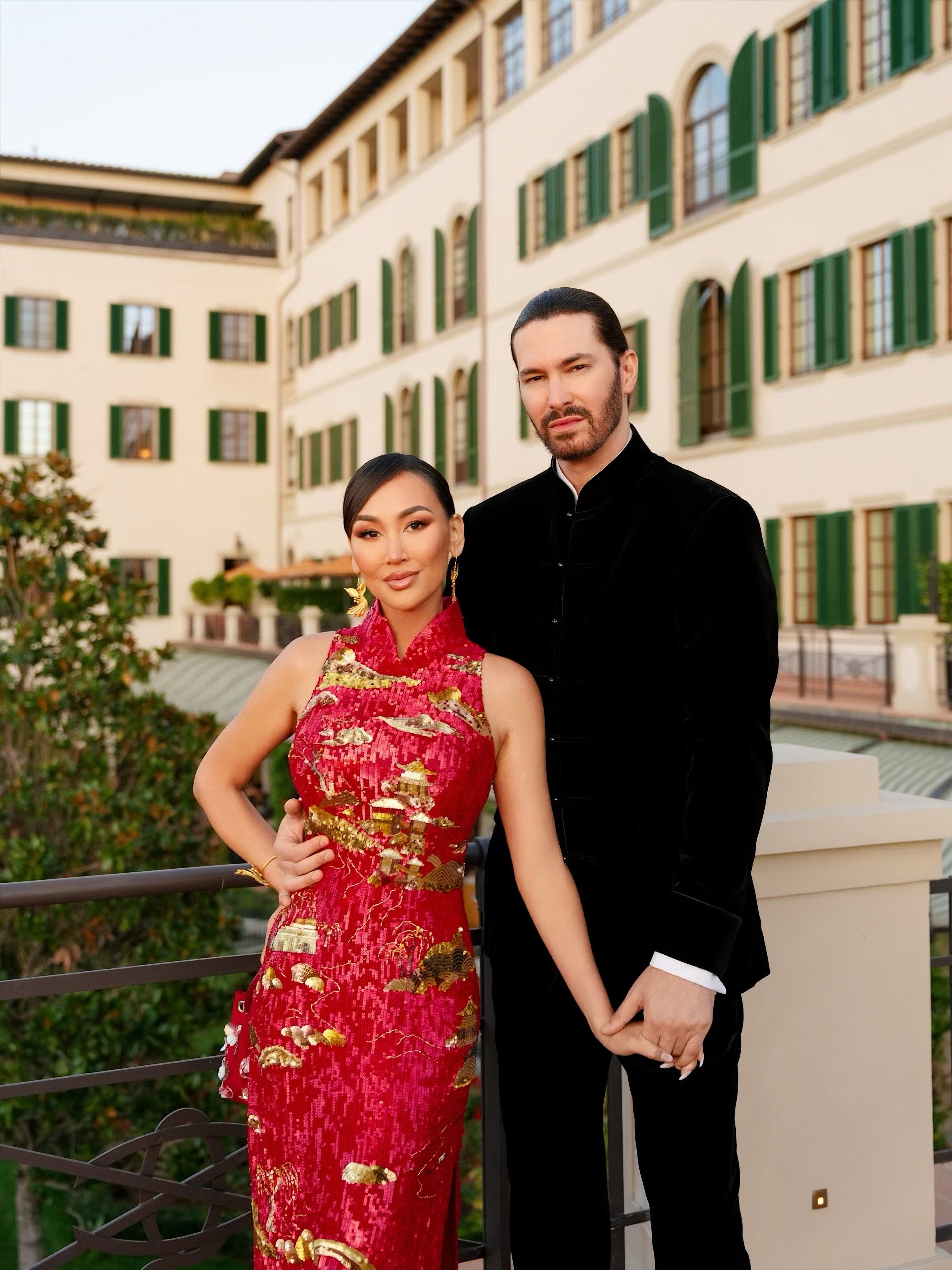 Socialite-entrepreneur and heiress Dorothy Wang with her husband Brandon Yankowitz. The YouTube docu-series Dorothy’s I Do follows the couple’s wedding journey, from the planning stages to the lavish event in Florence, Italy. Photo: Bottega53