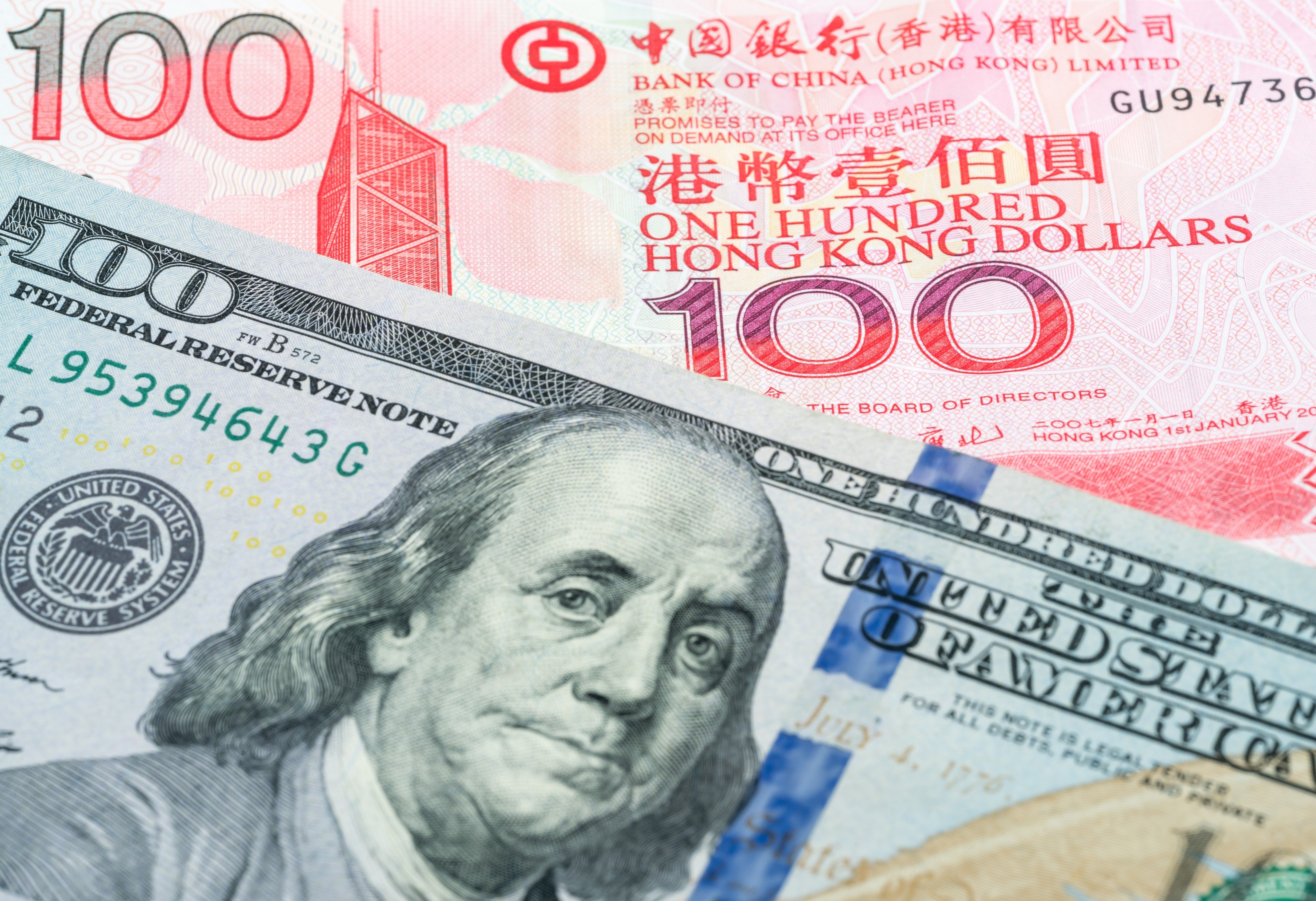 Hong Kong’s banking system holds substantial US dollar deposits. Photo: Shutterstock
