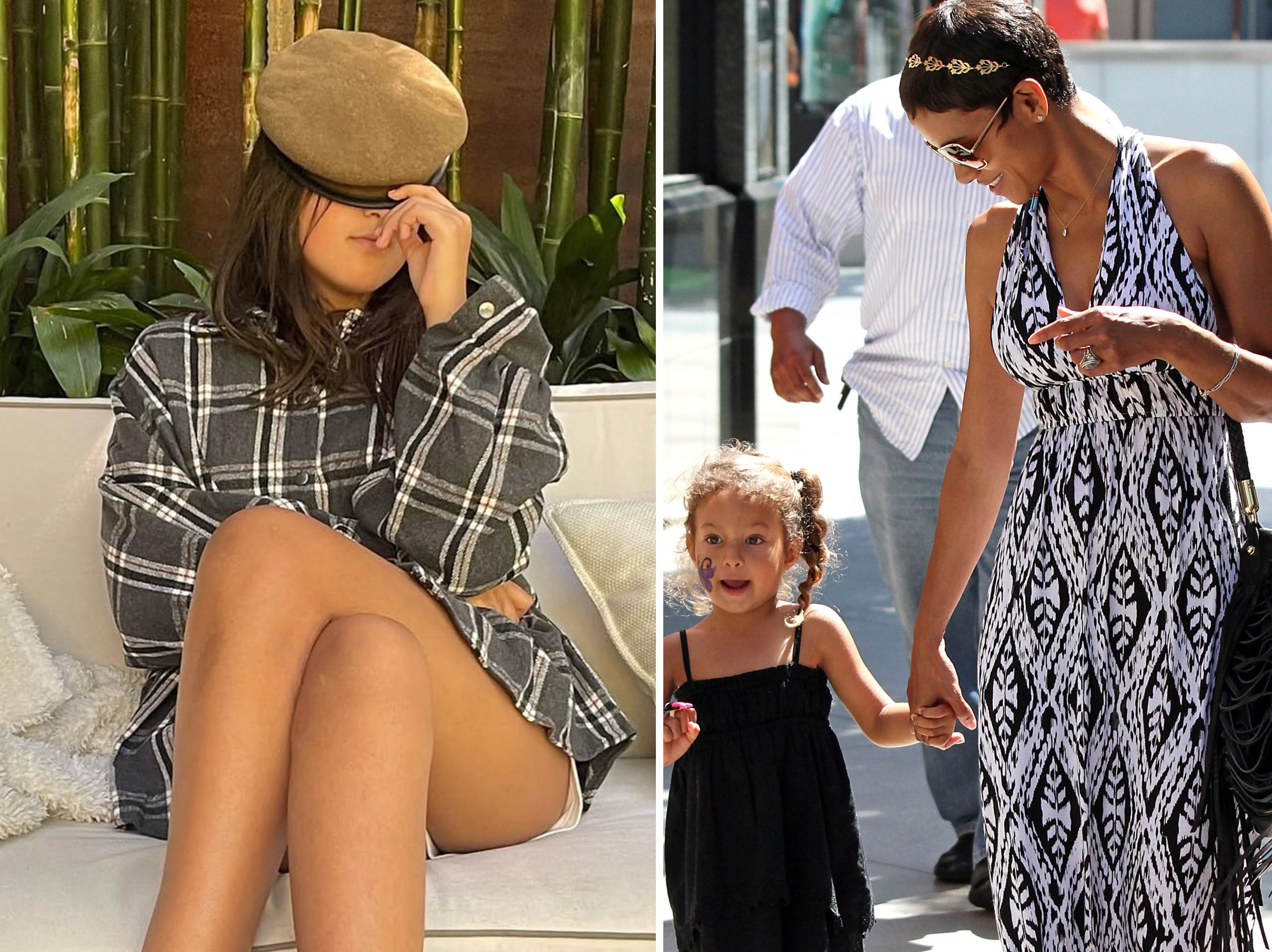 Halle Berry’s daughter, Nahla Aubry, has defended her mother against abuse allegations.  Photos: @halleberry/Instagram; Getty Images