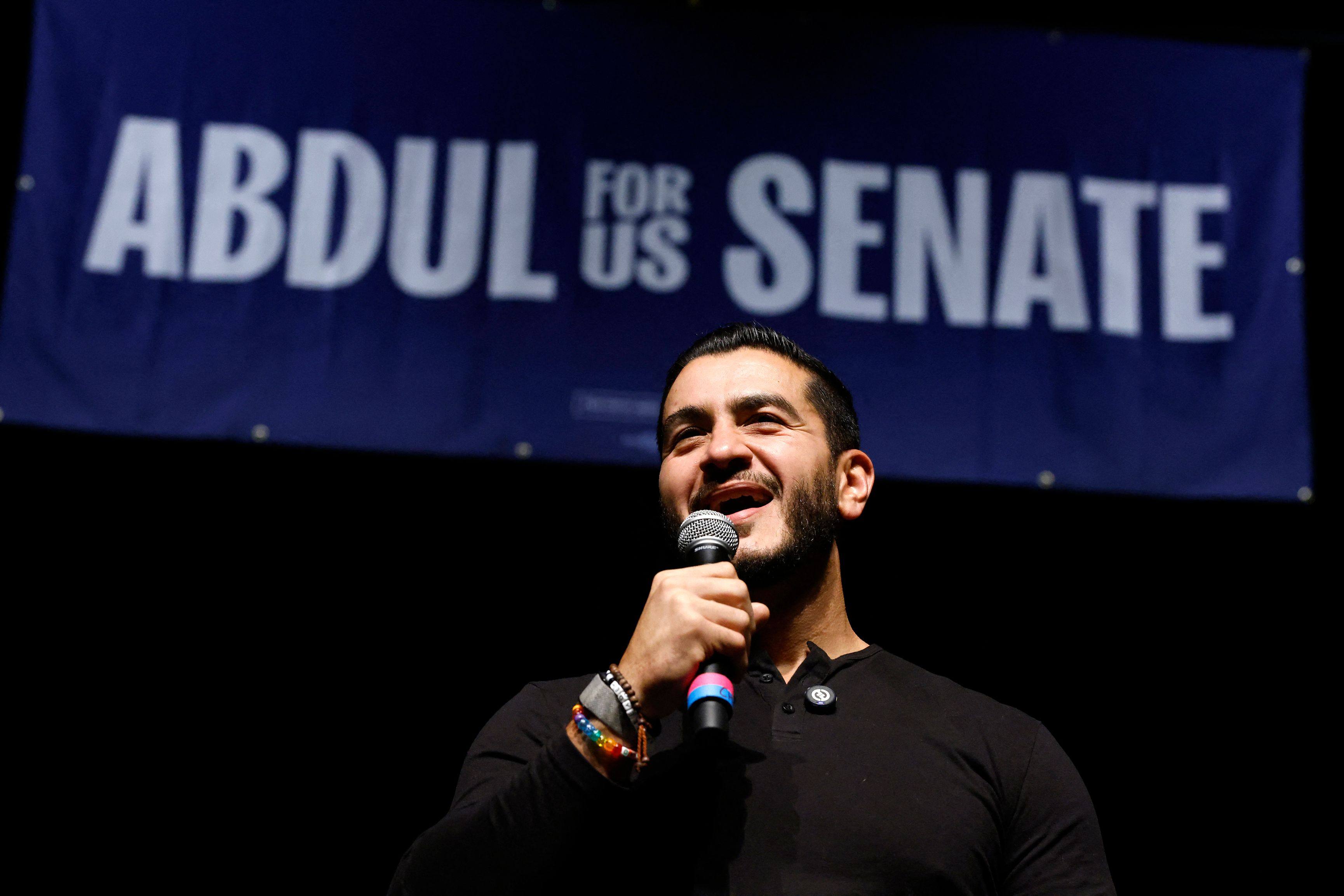 Democrat US Senate candidate Abdul El-Sayed. Photo: AFP