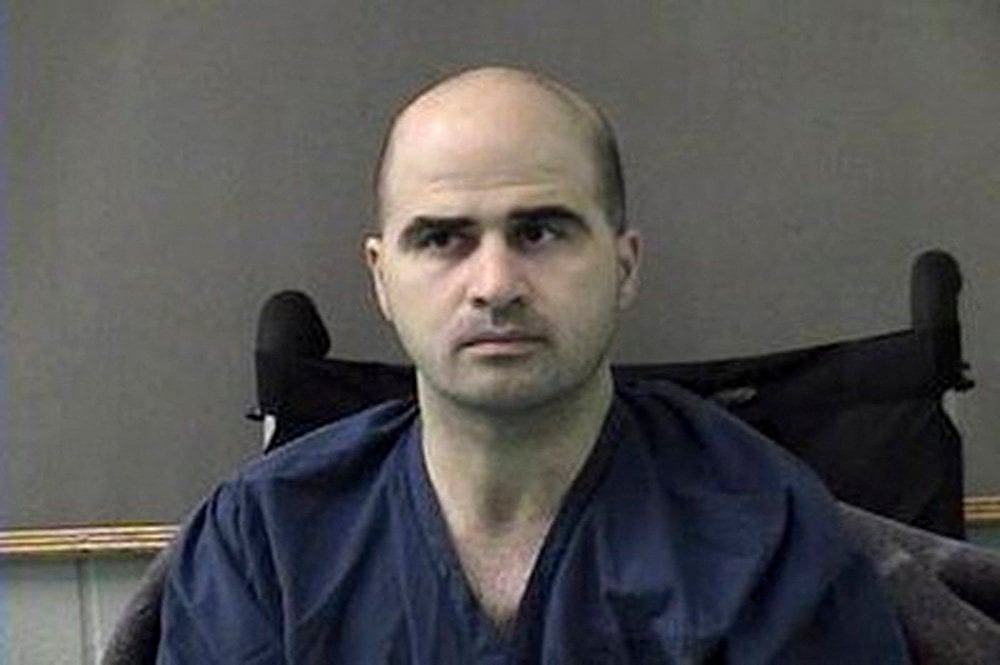 Nidal Hasan killed 13 people at Fort Hood, Texas in 2003. Photo: Handout / Bell County Sheriff’s Department / AFP