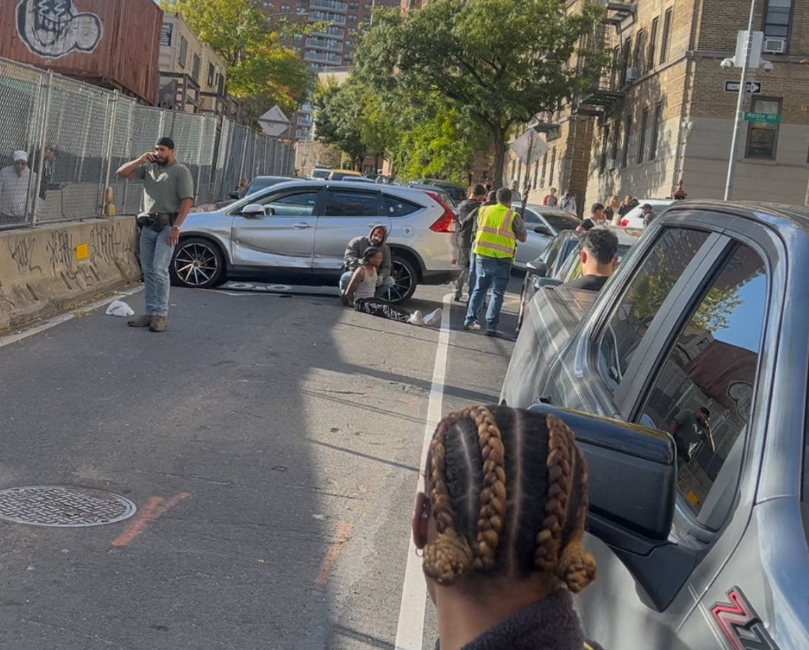 A man being detained after the shooting. Photo: Pedro Almarez via Reuters