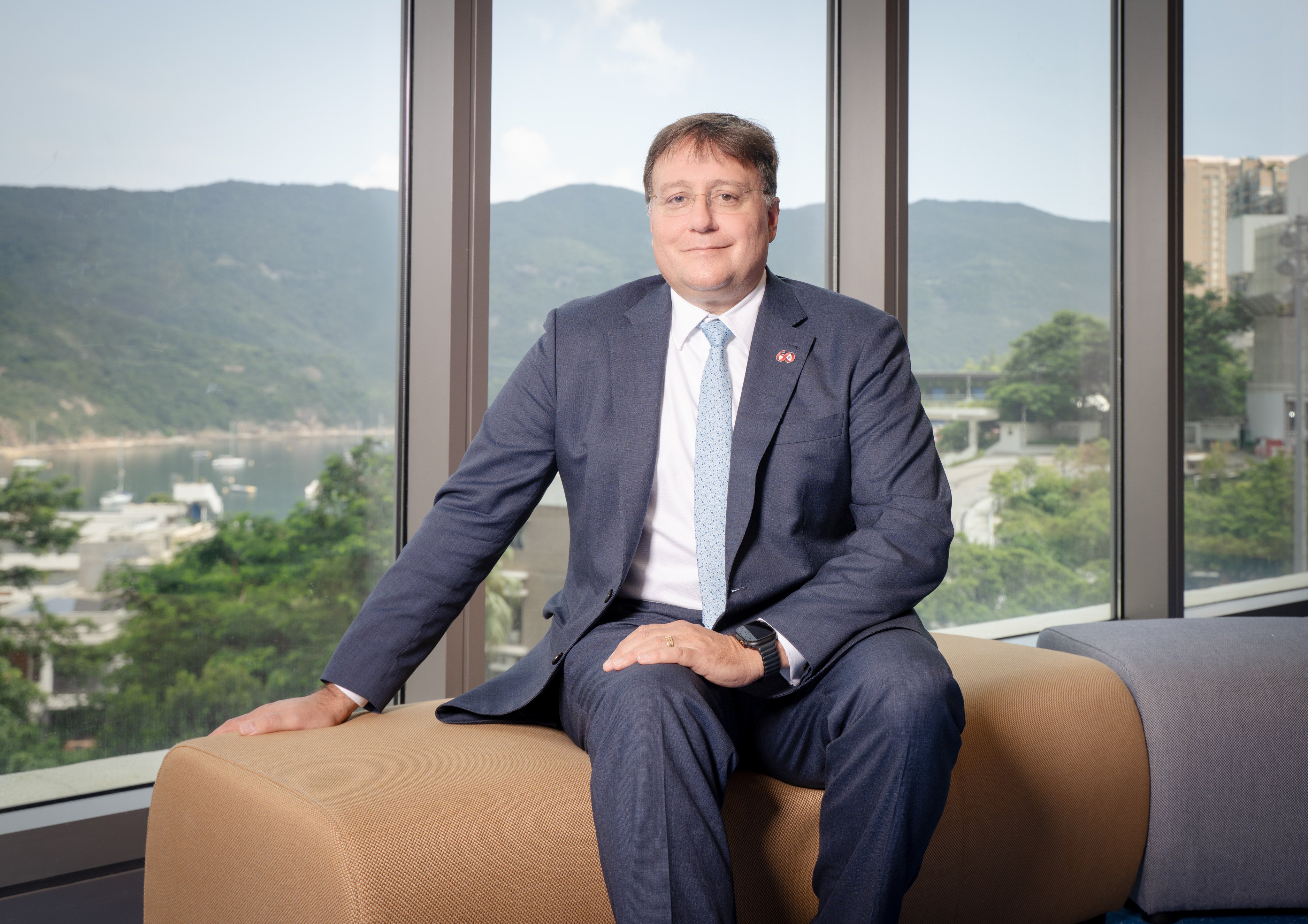 Dr Ron Roukema, head of the Hong Kong International School (HKIS), at the institution's Tai Tam campus. Photo: Alexander Mak