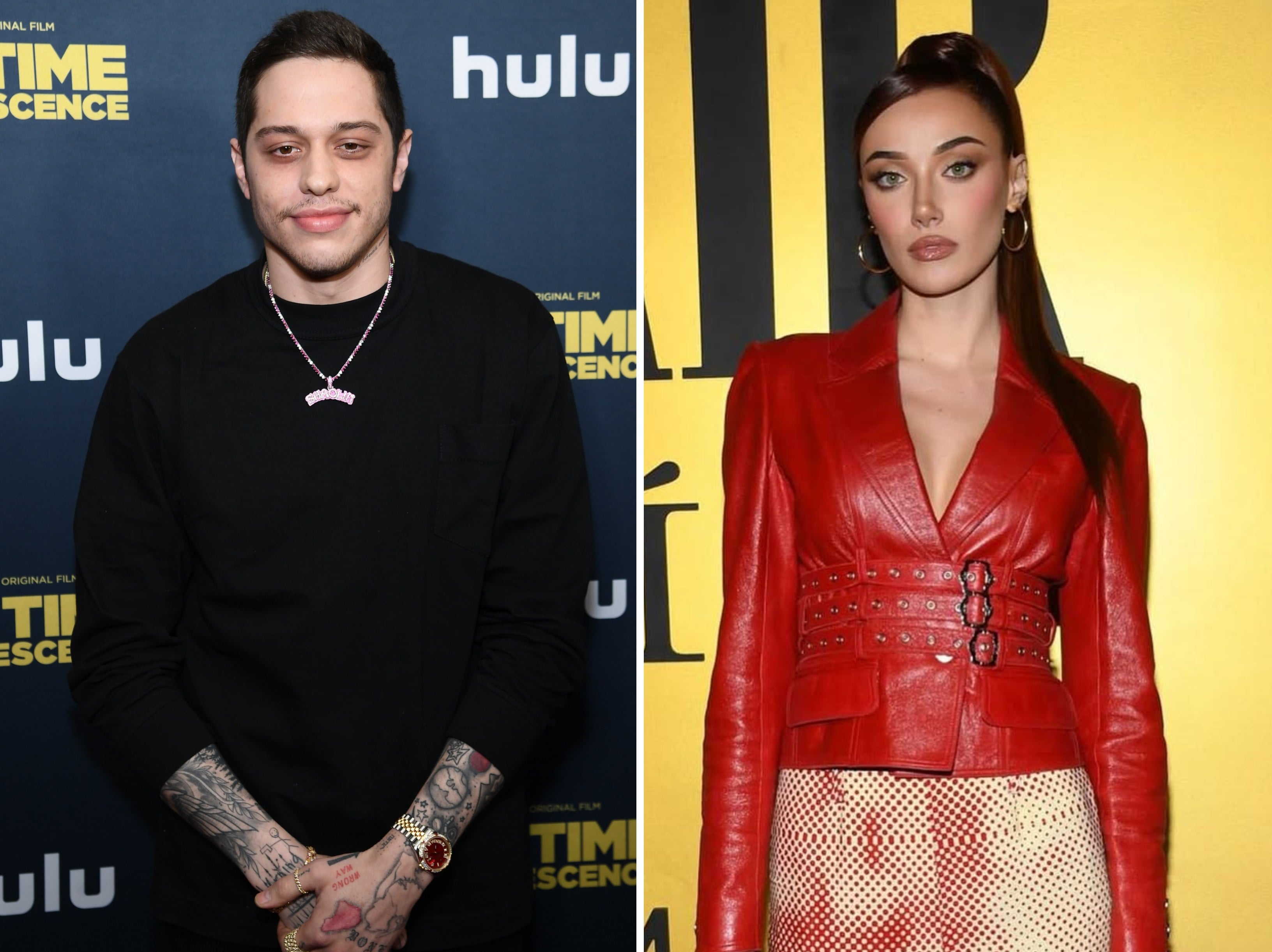 Pete Davidson and Olivia O’Brien were once seemingly together, but are no longer even friends. Photos: Getty Images, @oliviaobrien/Instagram