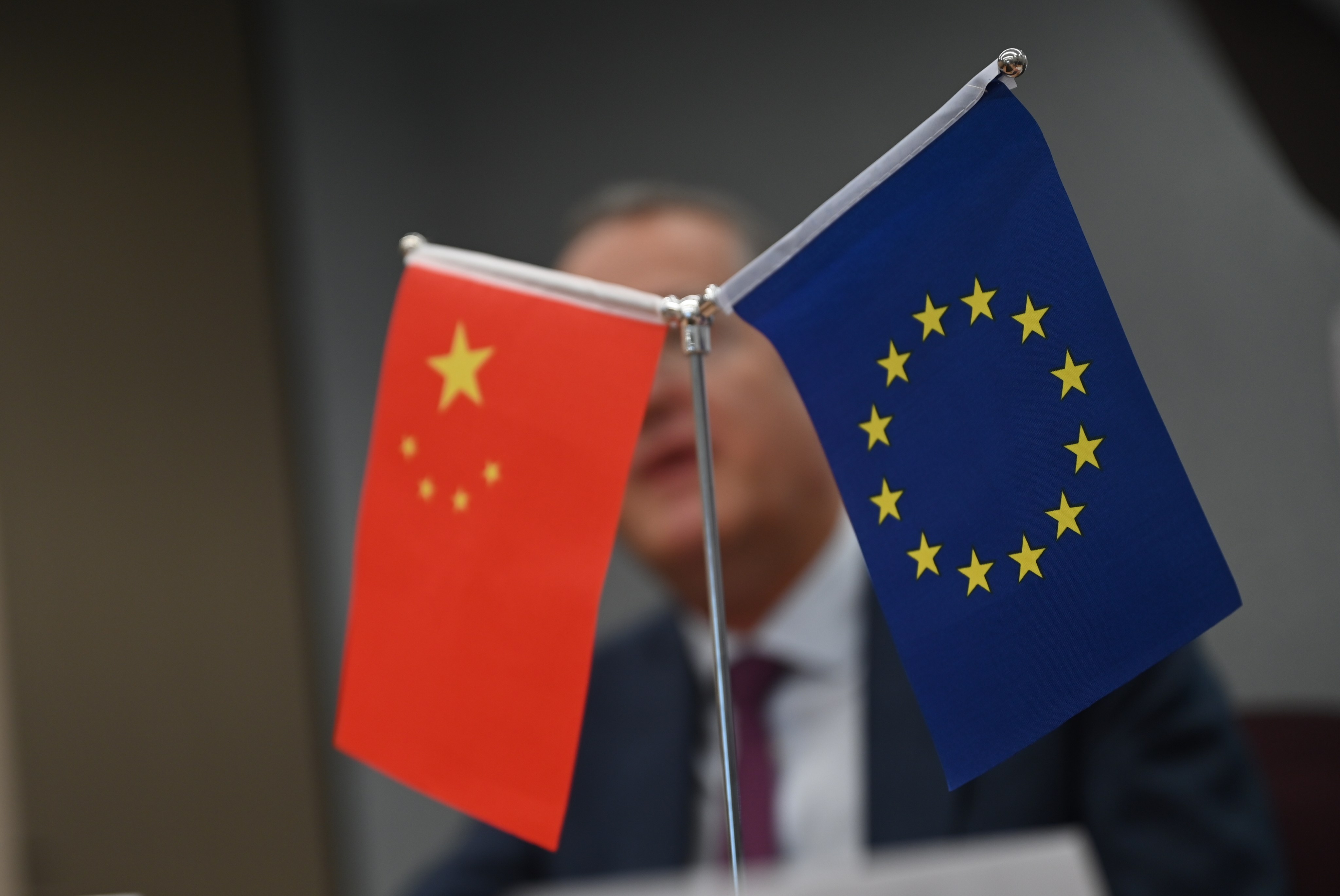 The meetings in Beijing unfolded against a backdrop of mounting trade tensions over the EU’s record deficit with China. Photo: Picture Alliance via Getty Images