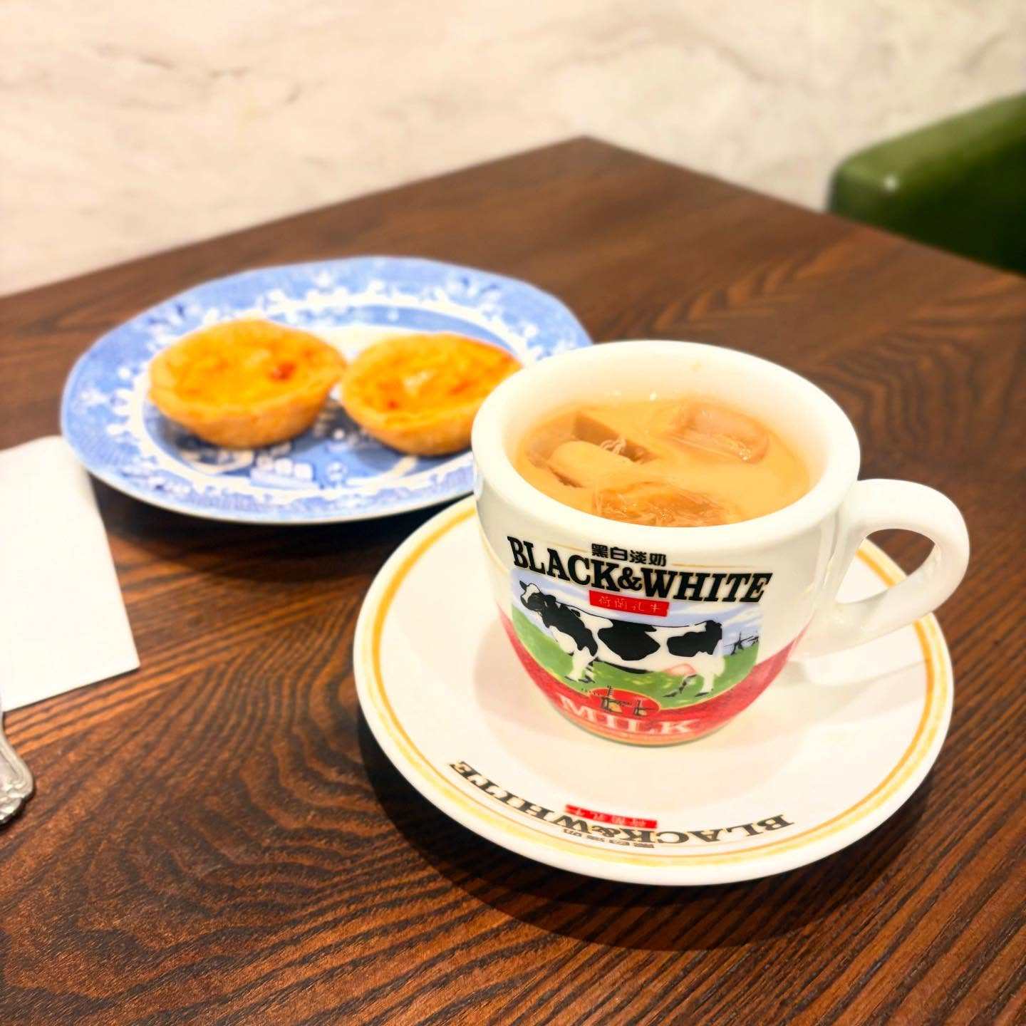 Chenputon Hong Kong Tea Room 1946 serves classic Cantonese snacks and Hong Kong-style milk tea in Tokyo. Photo: Instagram/chenputon_hktr1946