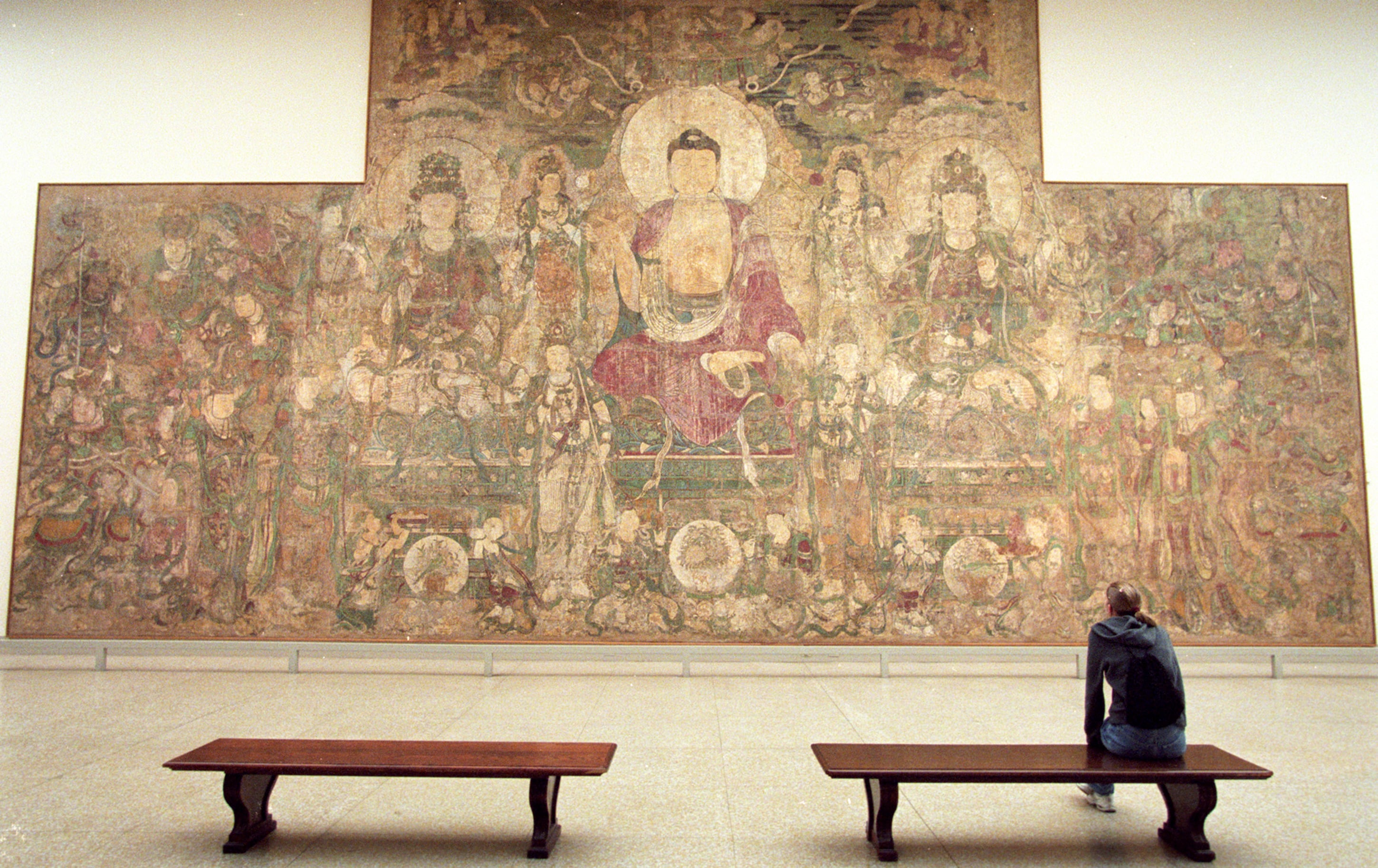 The “Medicine Buddha” display at the Metropolitan Museum of Art in New York City. Photo: Simon Song