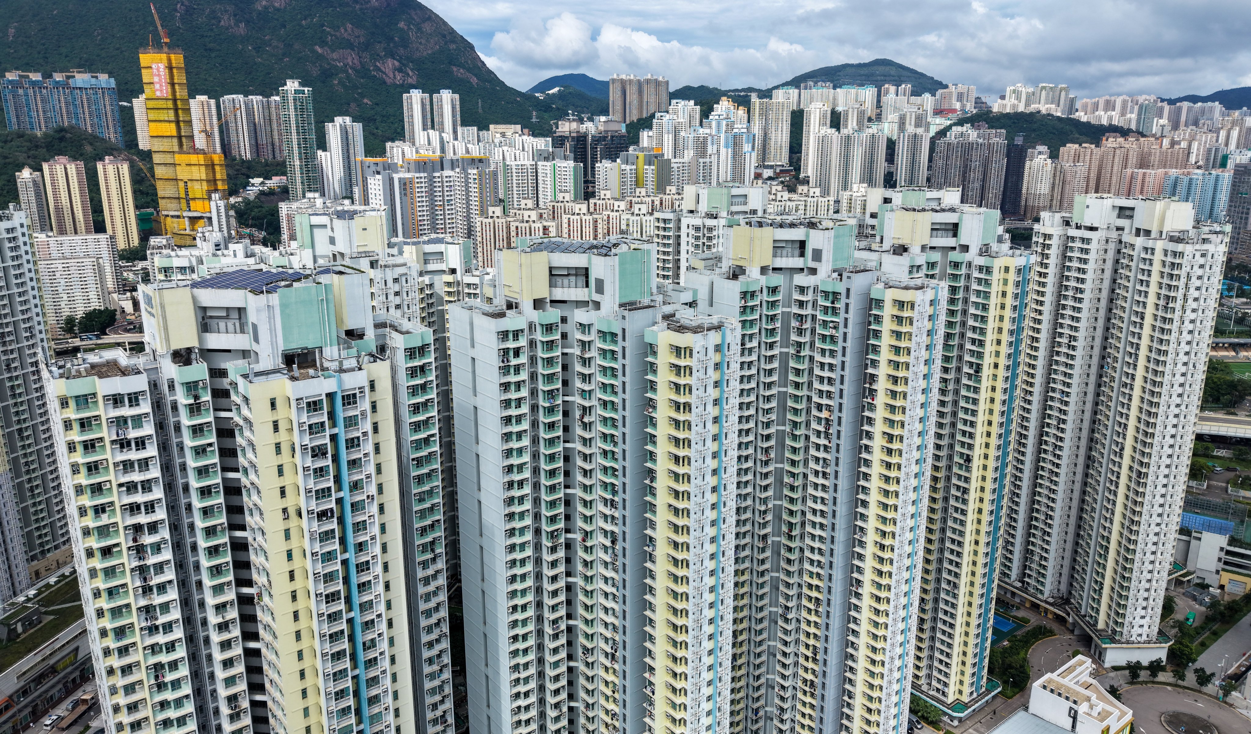 The woman  lived at Tak Long Estate. Photo:  Sam Tsang