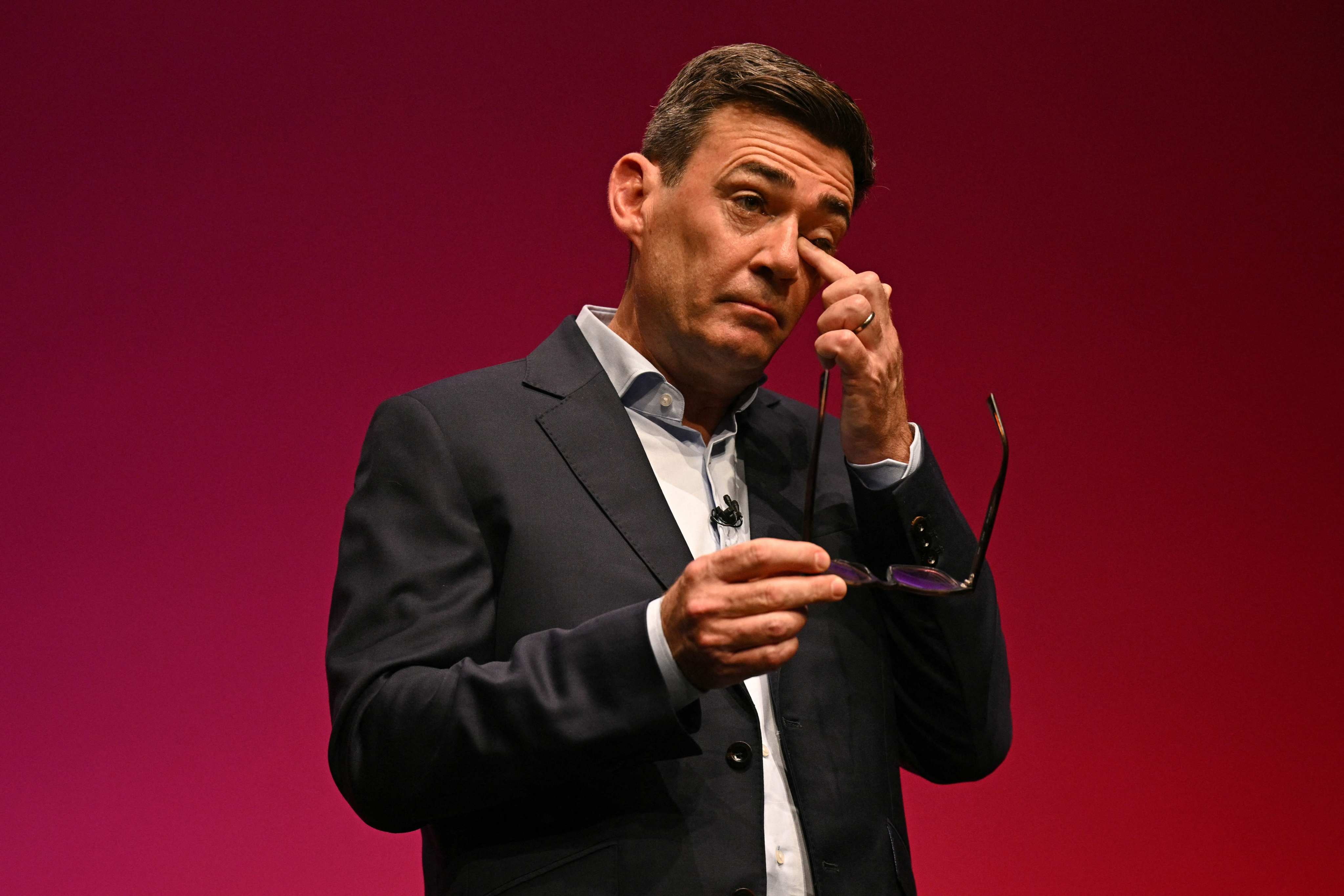 Britain’s Prime Minister Andy Burnham. Photo: AFP