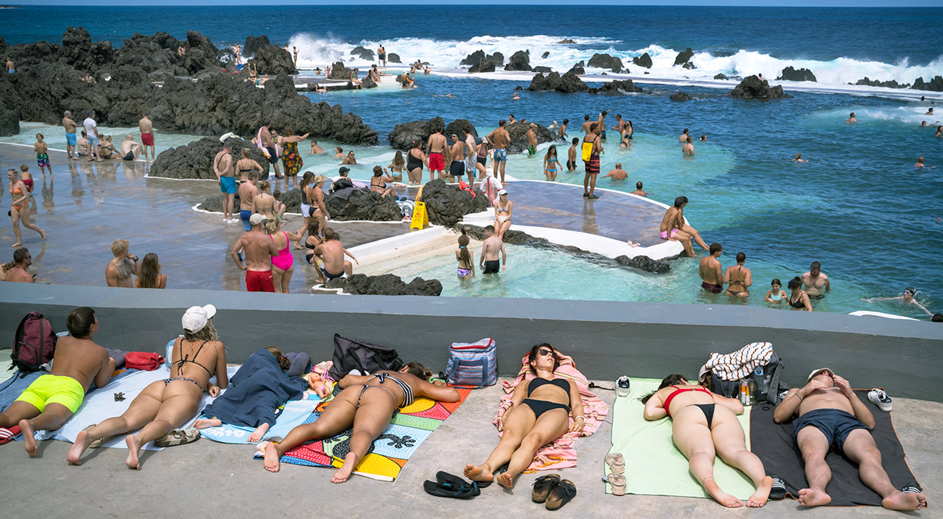 The Porto Moniz Natural Swimming Pools, in Madeira. The Atlantic island feels like a mix of Portuguese and Caribbean. Photo: Alan Behr/TNS