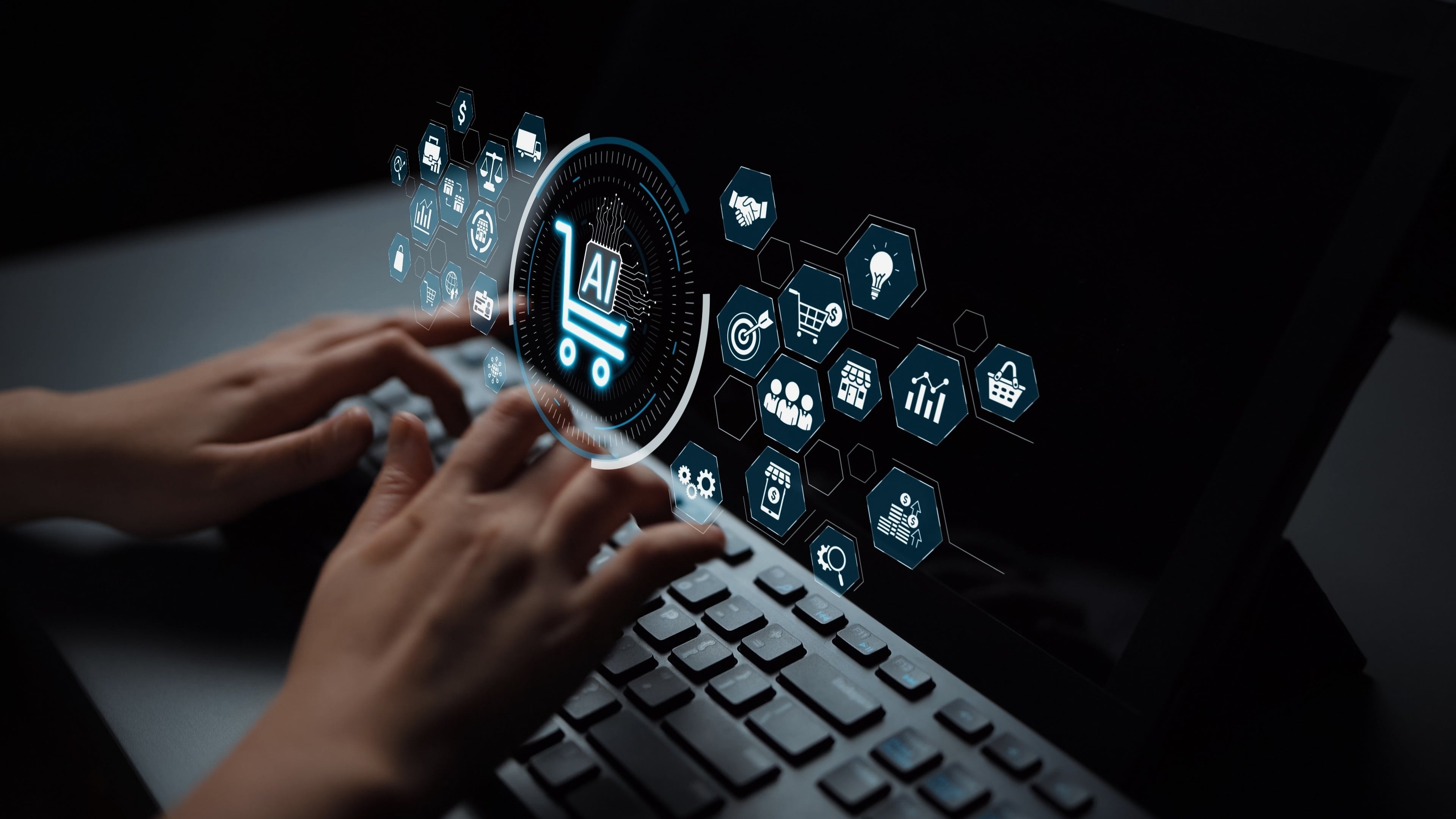 Agentic commerce is a form of digital shopping where AI agents can complete research, compare options and make purchases on a user’s behalf. Image: Shutterstock