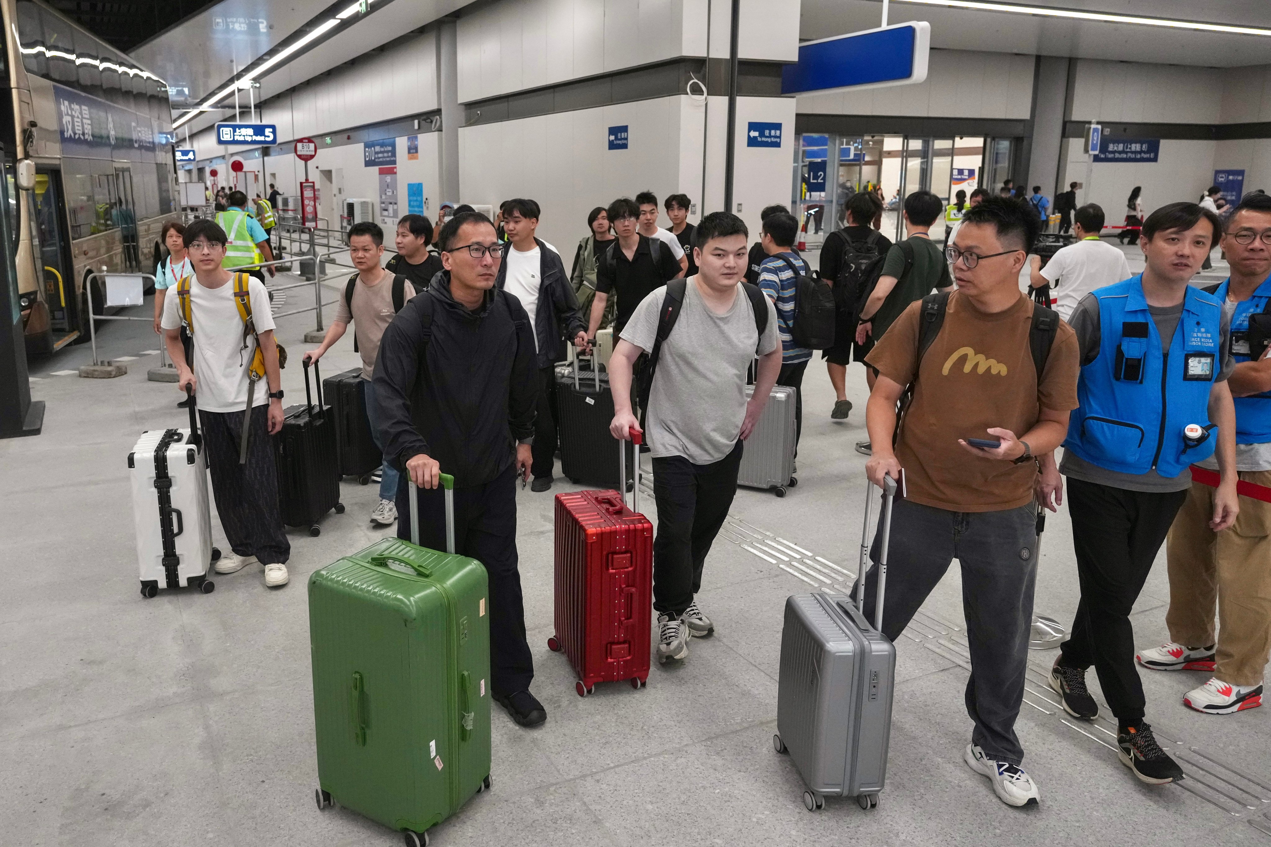 The port, reopened after six years of redevelopment, is the first Hong Kong border checkpoint to use a joint clearance immigration system. Photo: Karma Lo