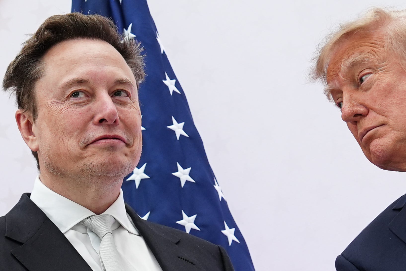 Elon Musk appears to have reconciled with US President Donald Trump since their fallout. Photo: AP