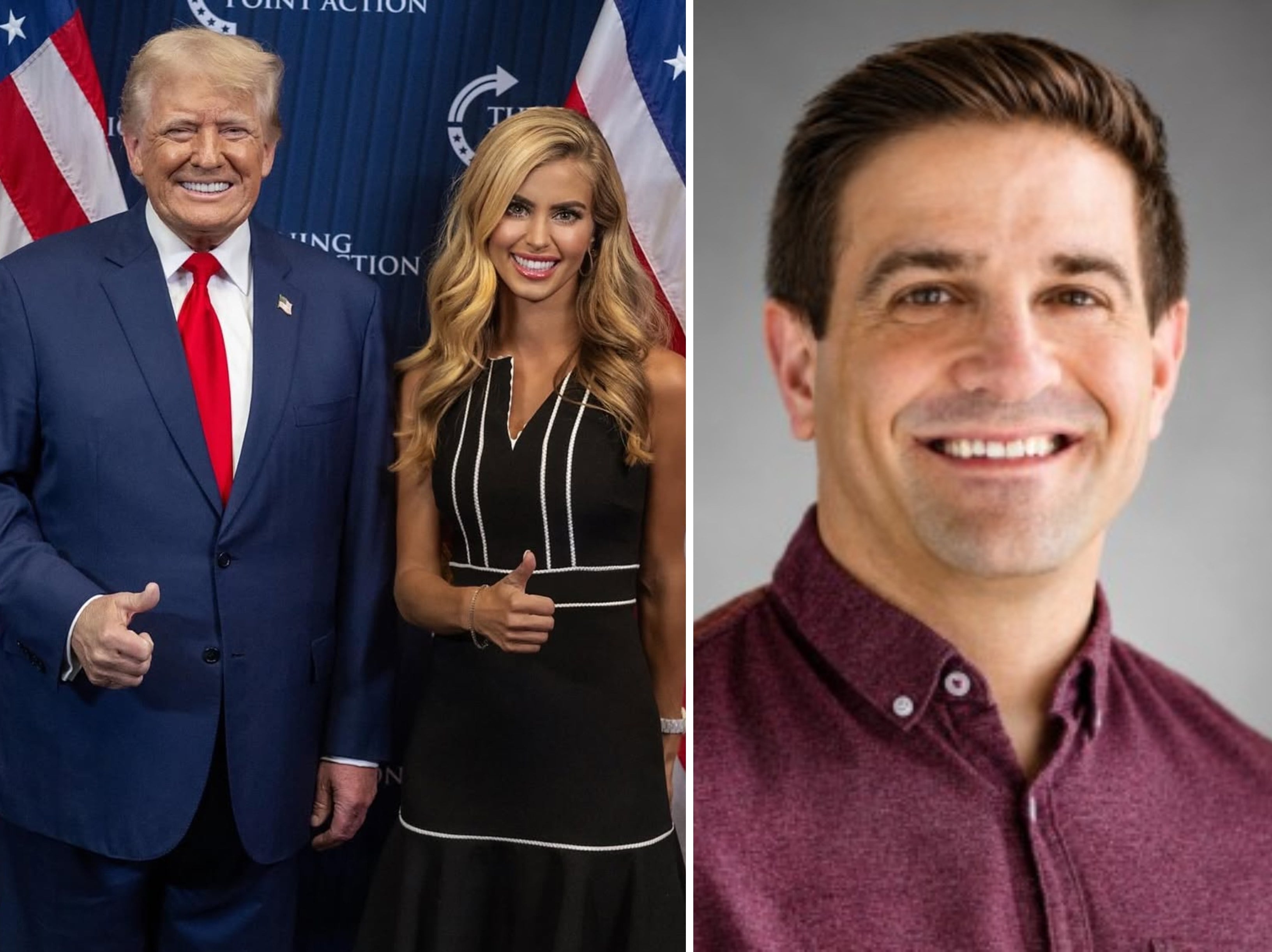 Katie Zacharia just joined Donald Trump’s White House – so who’s her husband, Tyler Zacharia? Photos: @katiezacharia/Instagram; Tyler Zacharia/LinkedIn