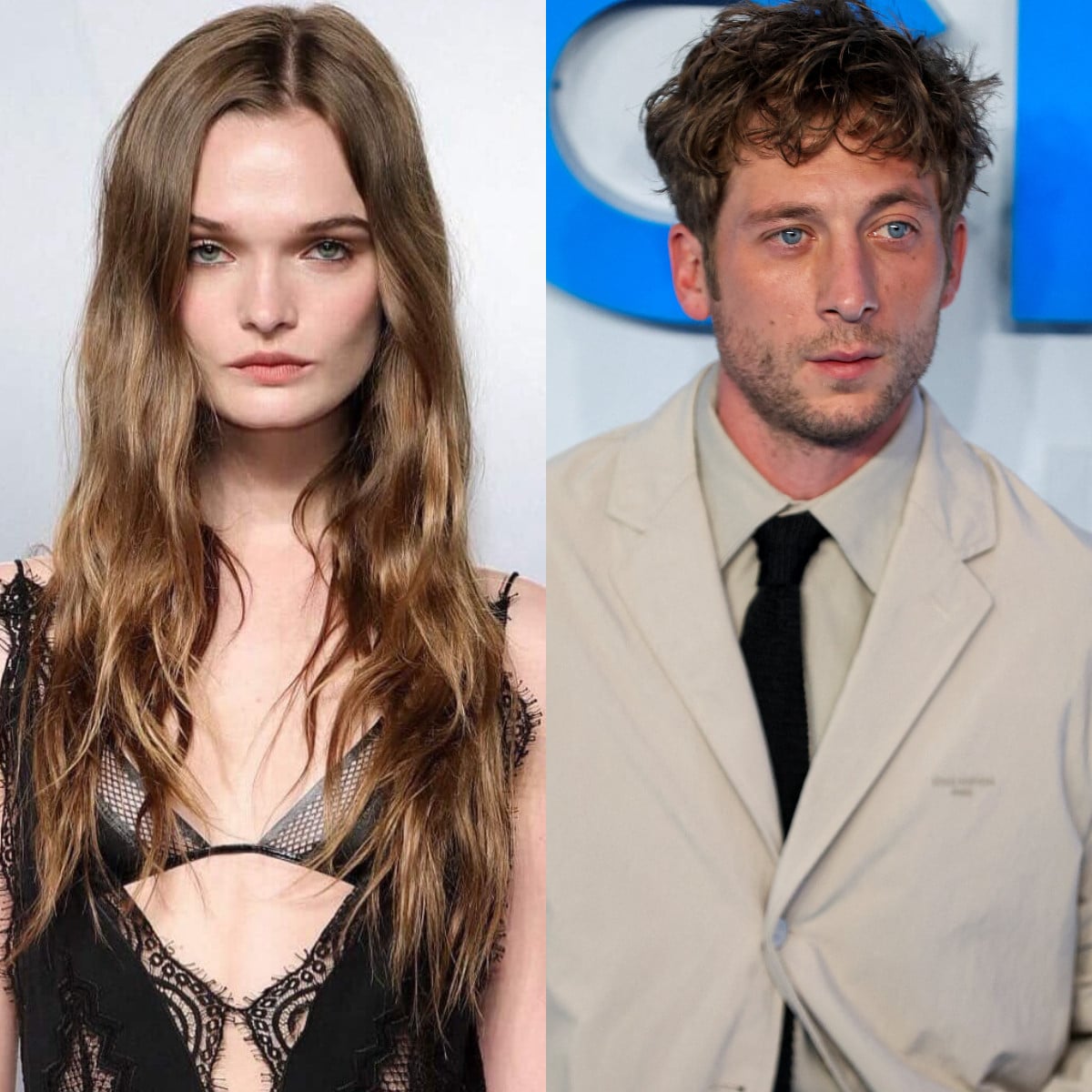 Jeremy Allen White is rumoured to be dating model Lulu Tenney, who is 10 years younger than him. Photos: @lulutenney/Instagram; Reuters