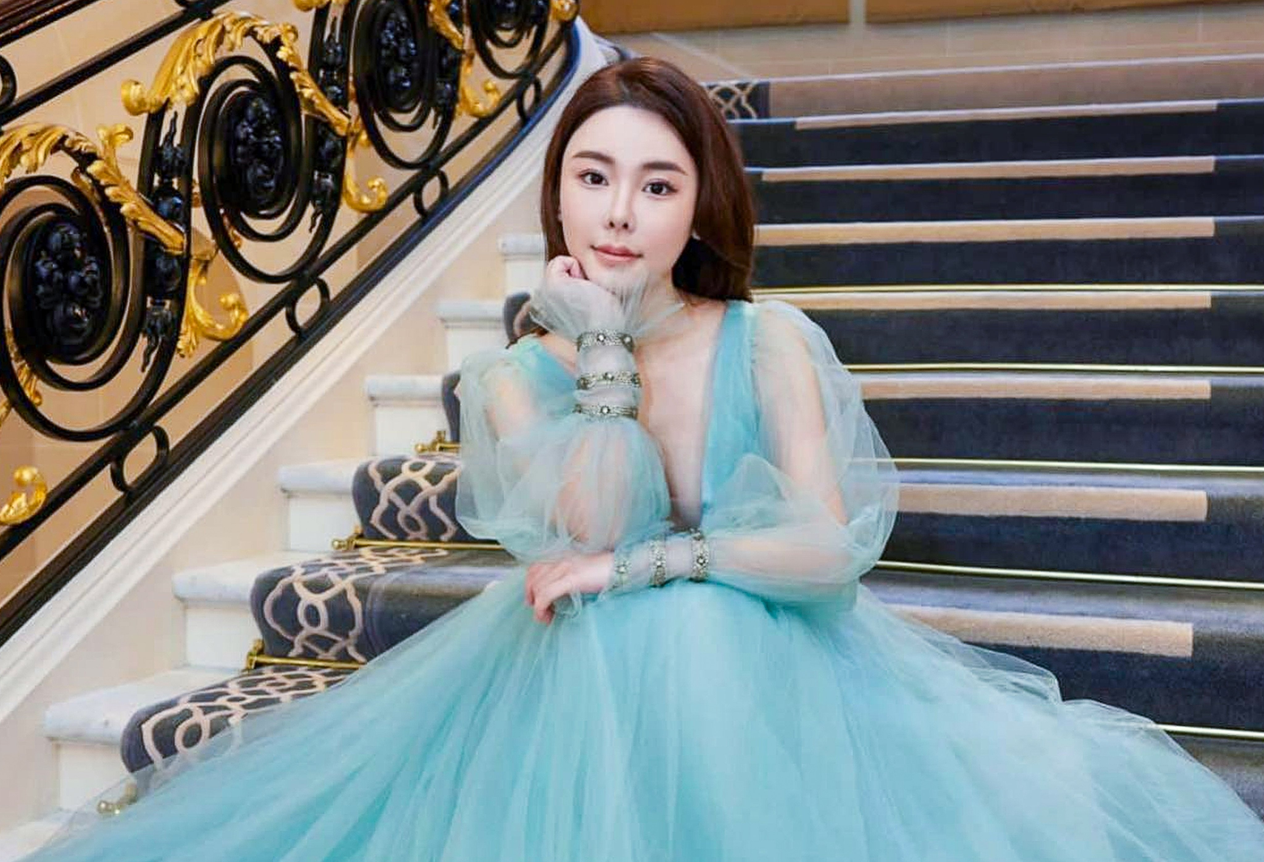 According to Chris Tam, the partner of Abby Choi (shown) at the time of her death, the two children she had with Alex Kwong initially lived separately with two helpers at a flat in the Laguna Verde estate in Hung Hom. Photo: Instagram/ xxabbyc