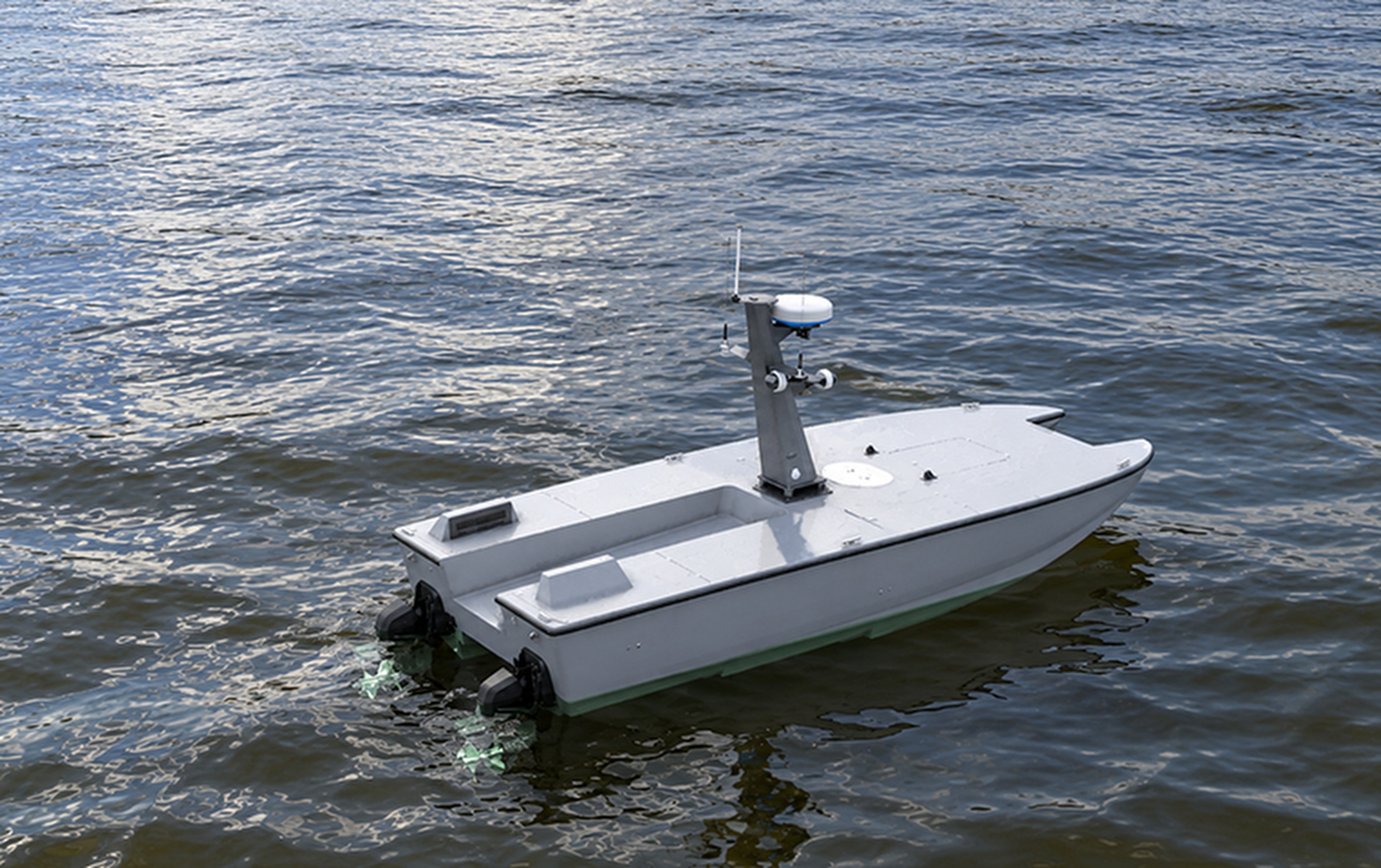 Taiwan’s coastguard says the American Devil Ray T24 uncrewed vessels, along with aerial drones, will be used mainly for “long-range search and reconnaissance, investigation and remote rescue”. Photo: Martac