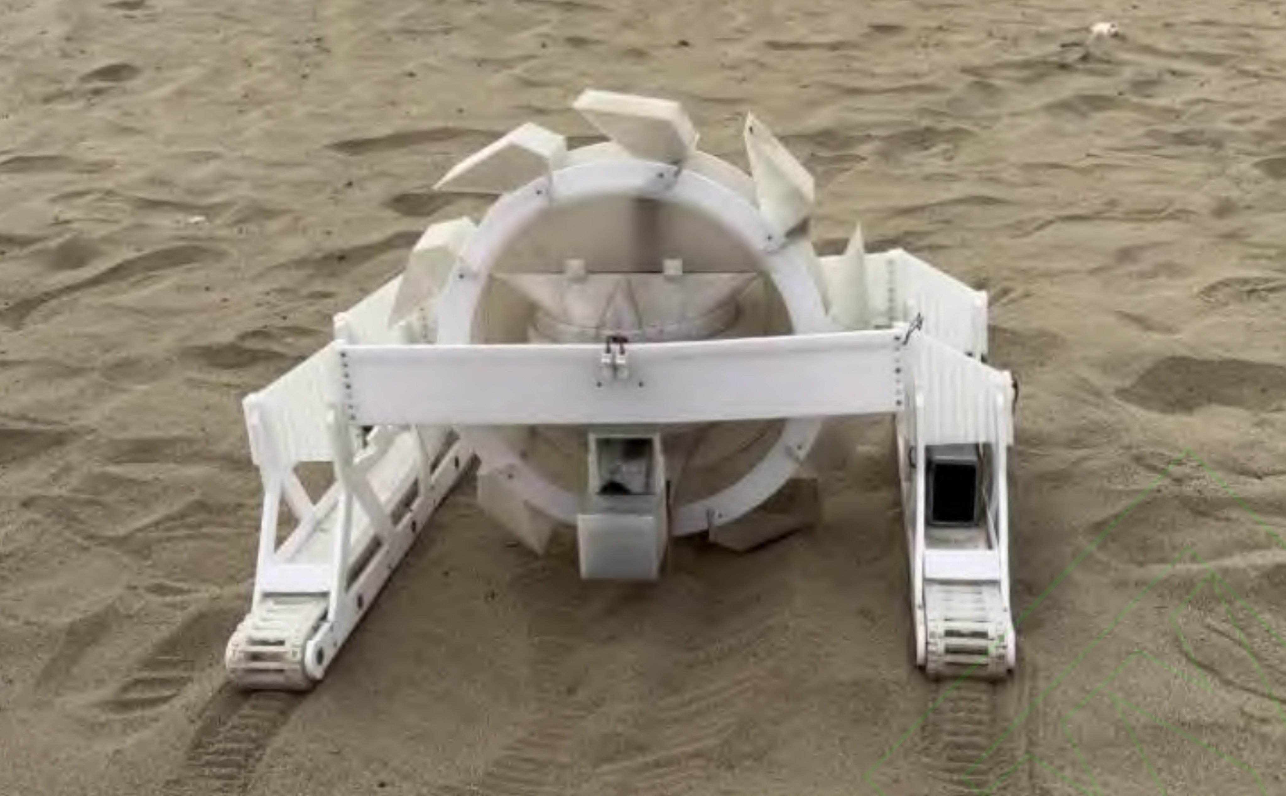 Chinese scientists have extracted iron from the sands of the country’s largest desert using a magnetic separator. Photo: Handout