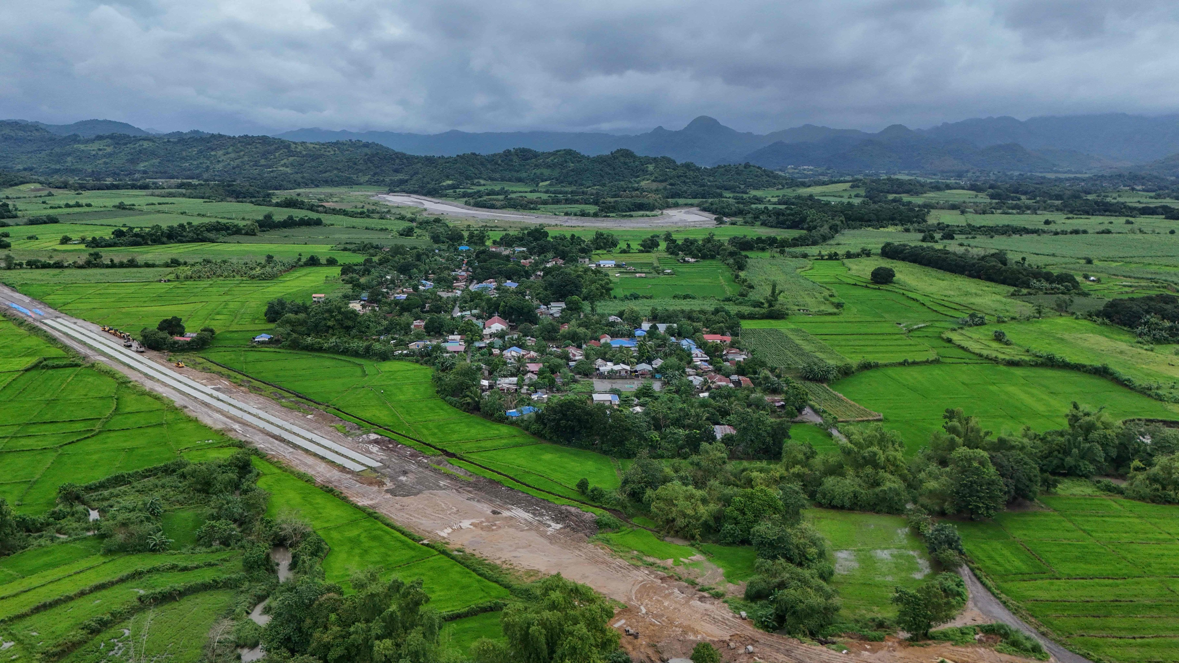 An area of land in Capas, Tarlac province, in the Philippines, where a Pax Silica hub could be built, is seen on August 10. Photo: AFP