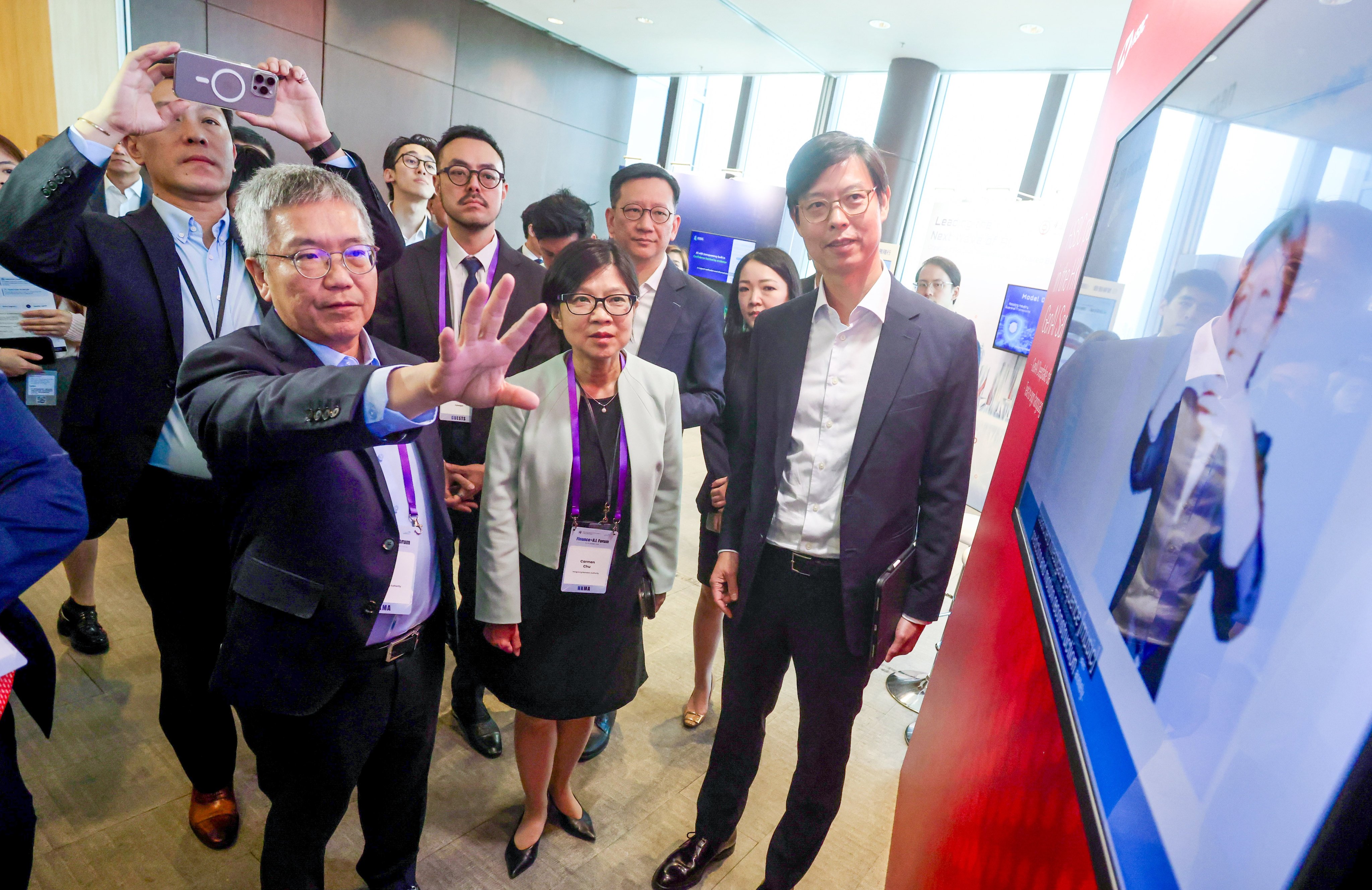 The HKMA hosts an AI summit that includes highlighting use cases for the technology in Hong Kong’s finance sector. Photo: Jonathan Wong
