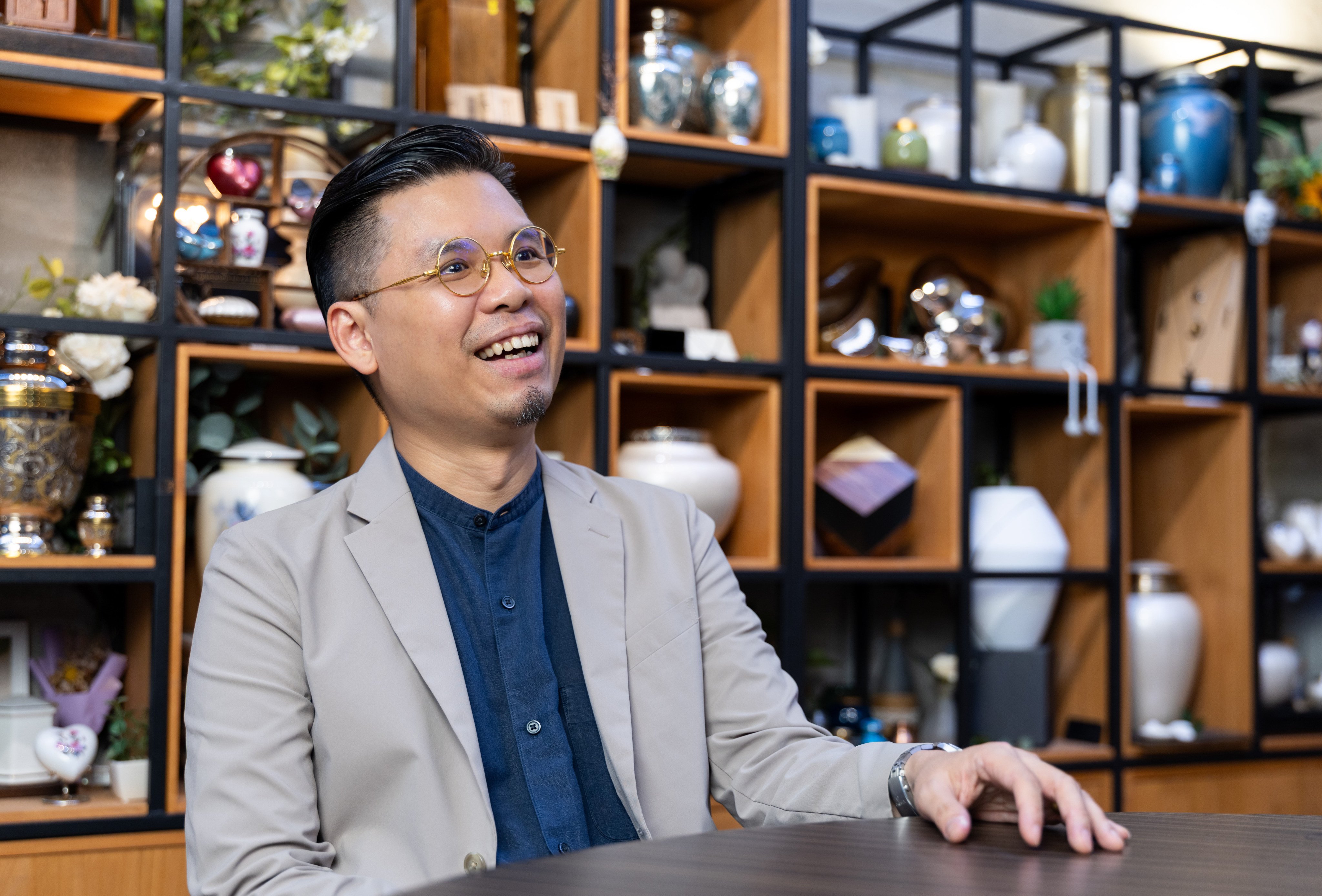 Dr Ng left a stable university career to set up a funeral social enterprise. Photo: Kong Yat-pang