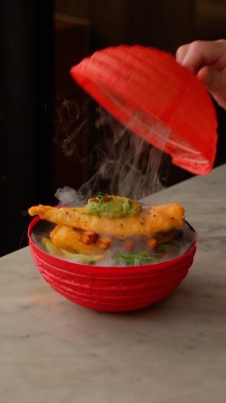 Wagamama’s fish and chip ramen, unveiled on October 7, 2026, was born from the release of false information by a London lifestyle platform. Photo: Instagram/wagamama_uk