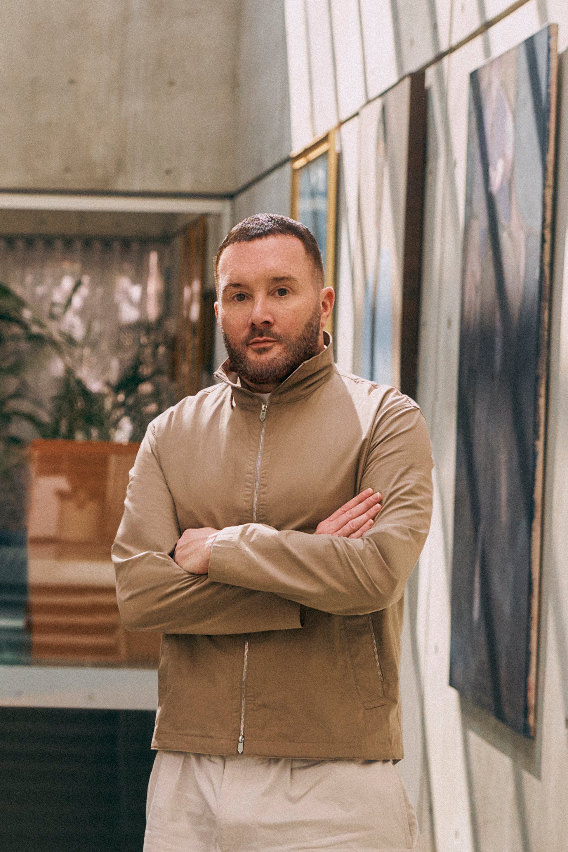 British fashion designer Kim Jones at his home in London in July 2026. Photo: Central Yards
