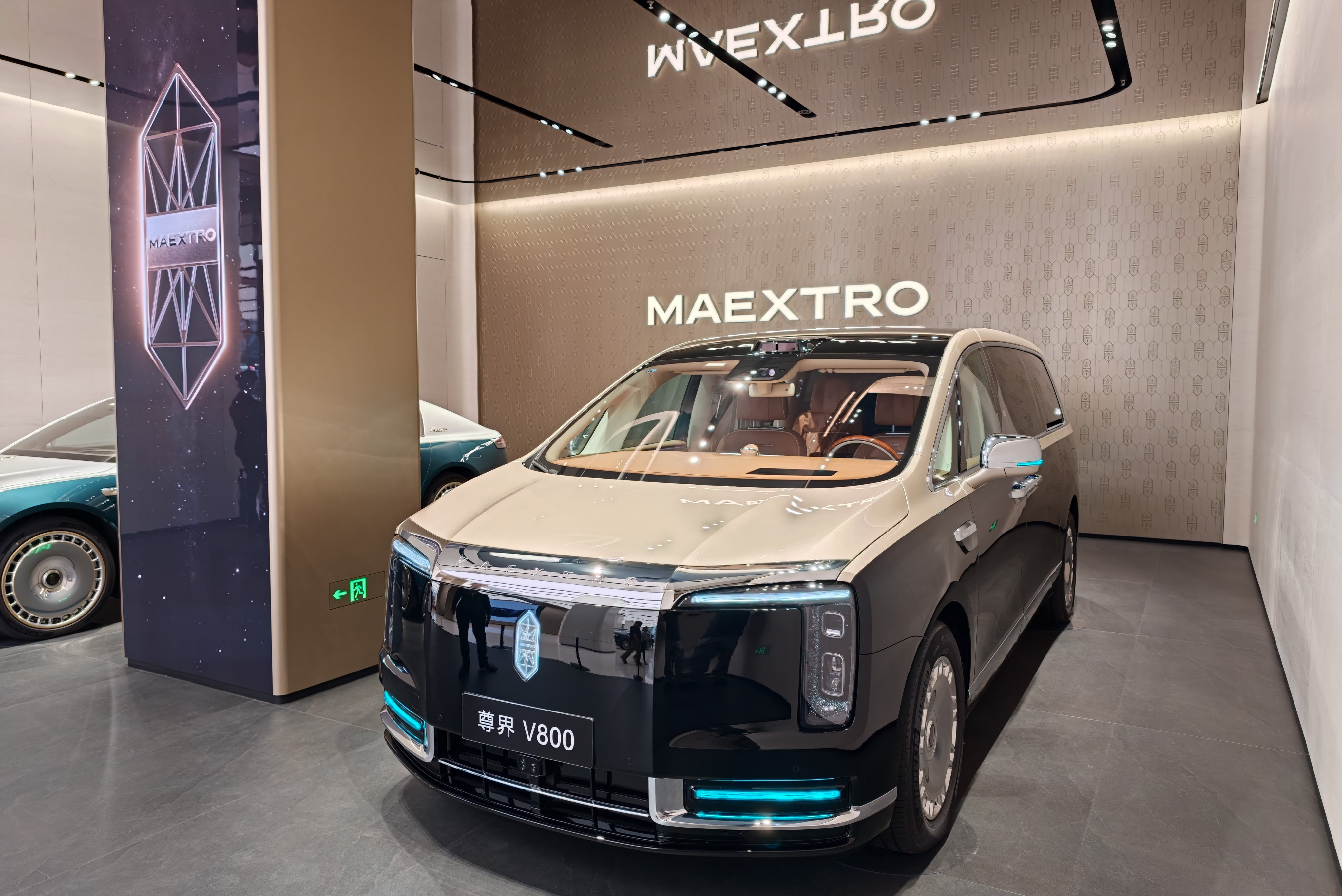 A Maextro V800 is displayed in Huawei’s flagship store in Shanghai on October 9, 2026. Photo: Costfoto/NurPhoto via Getty Images