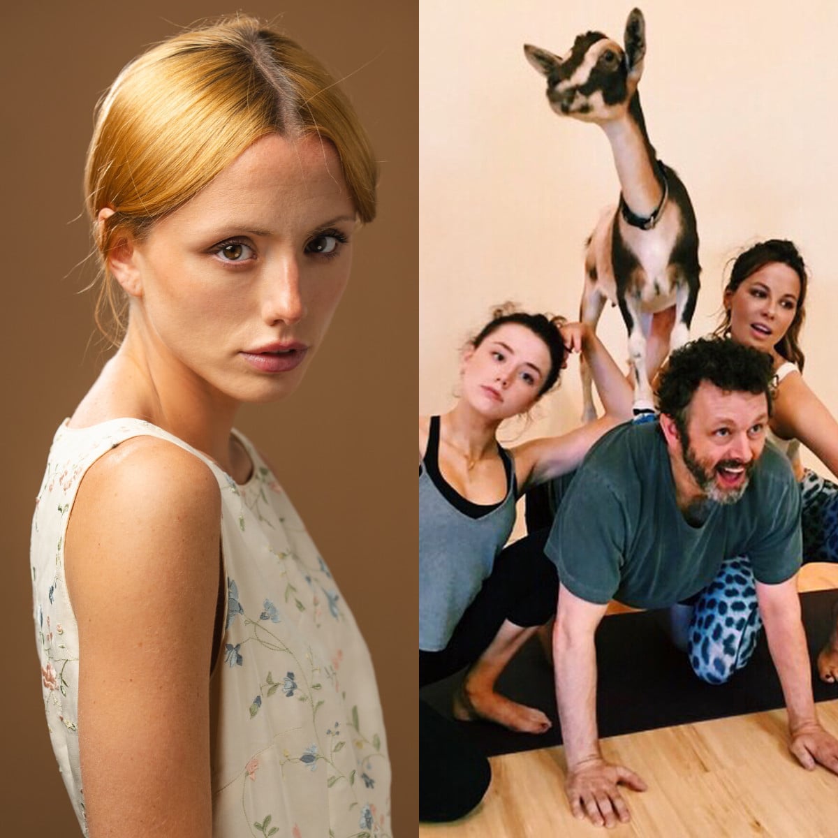 Michael Sheen and Kate Beckinsale’s daughter, Lily Mo Sheen, has followed them into showbiz. Photos: @jbwrightphotography/Instagram; @bushybritches/X