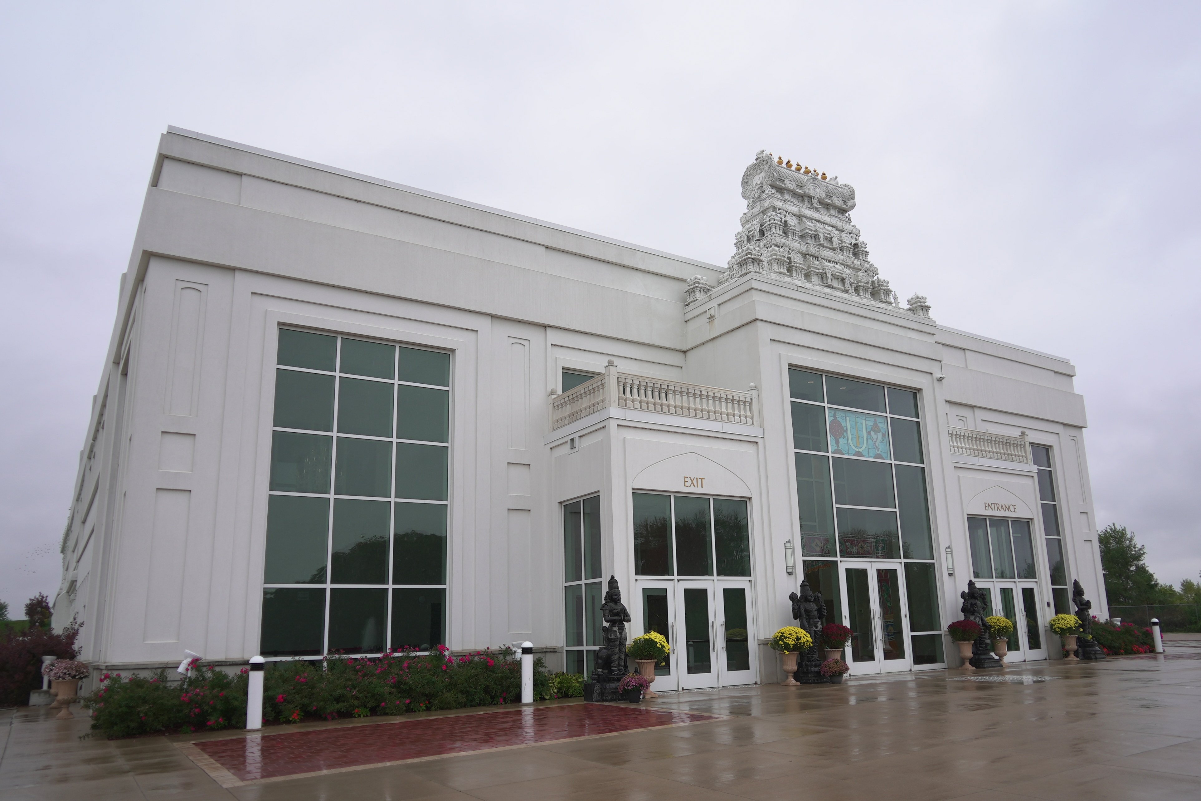 The front of Sri Venkateswara Swami (Balaji) Temple. Photo: AP