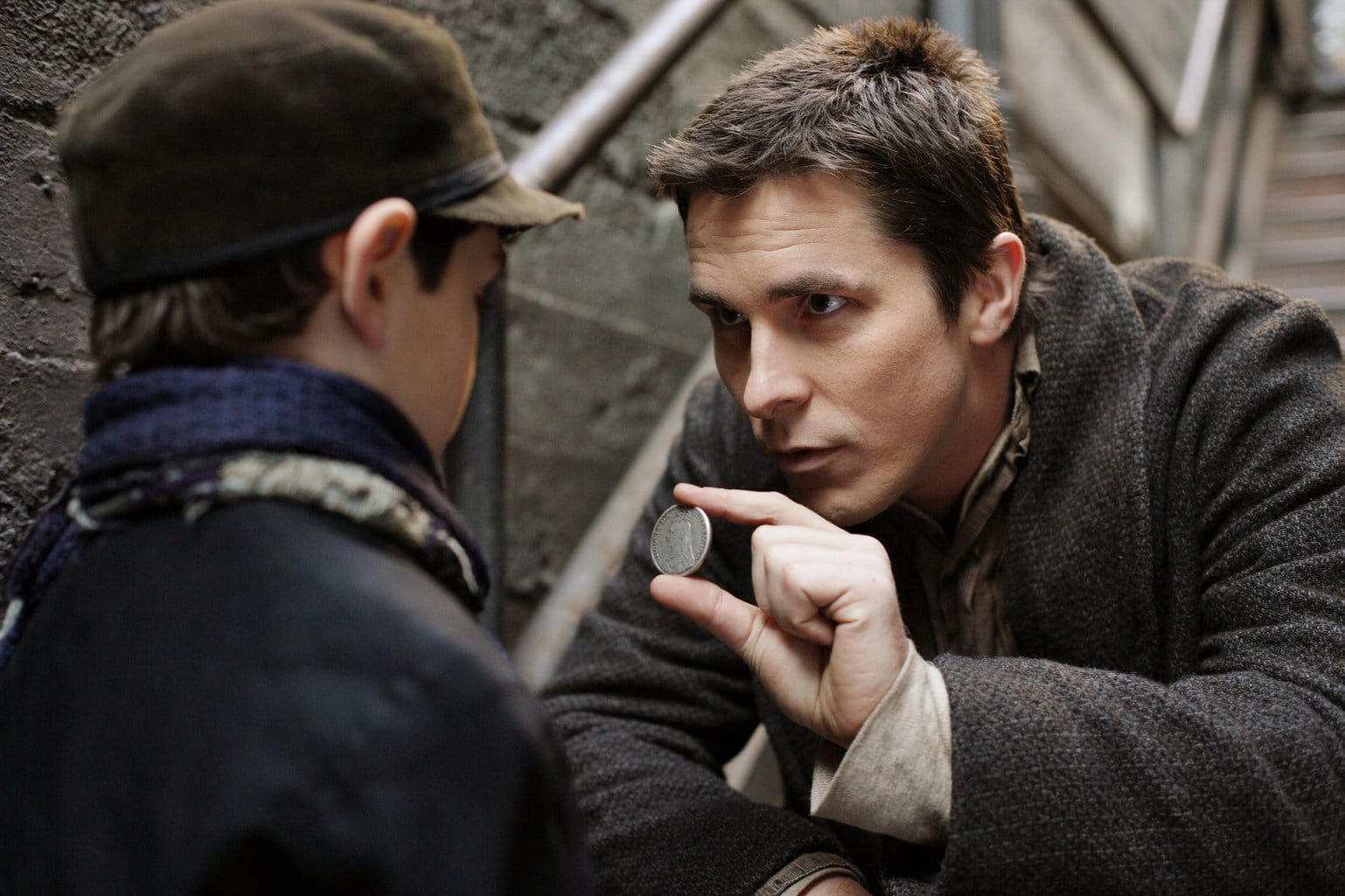 Christian Bale in a still from The Prestige (2006). Photo: Francois Duhamel/Touchstone Pictures and Warner Bros Pictures