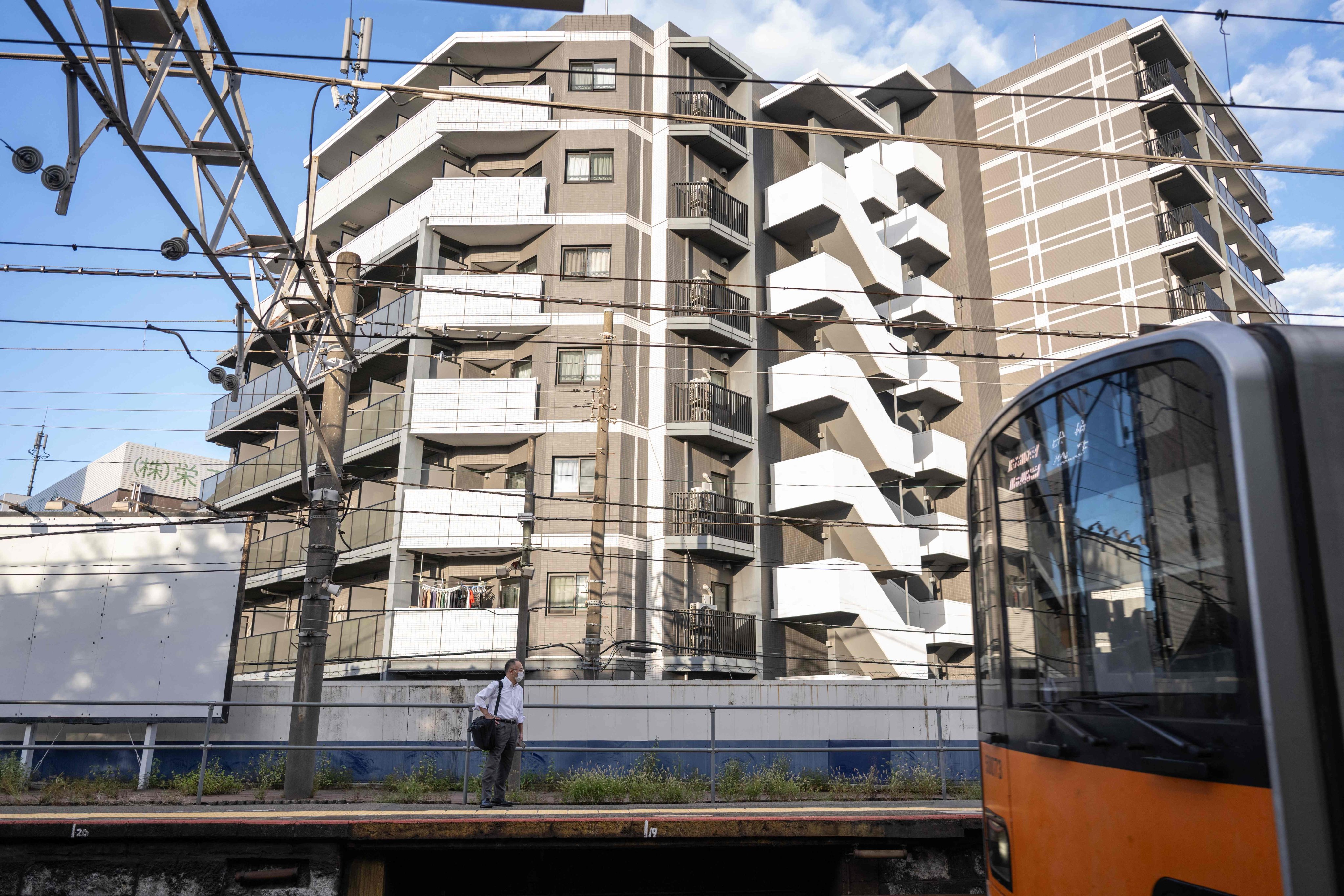 An apartment building in Tokyo. Photo: AFP