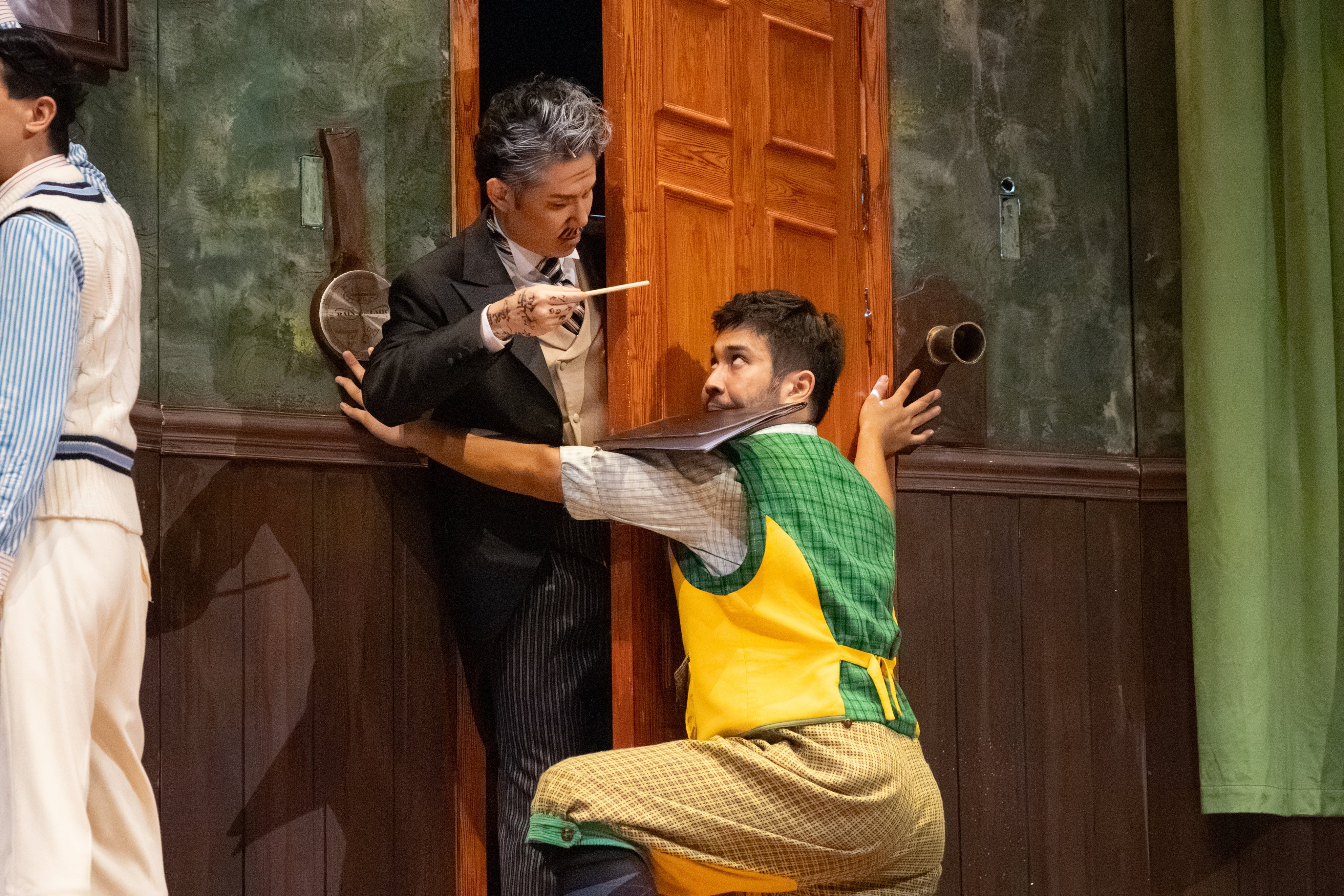 A scene from The Play That Goes Wrong, Chung Ying Theatre’s Cantonese adaptation of the West End and Broadway hit. Photo: Handout