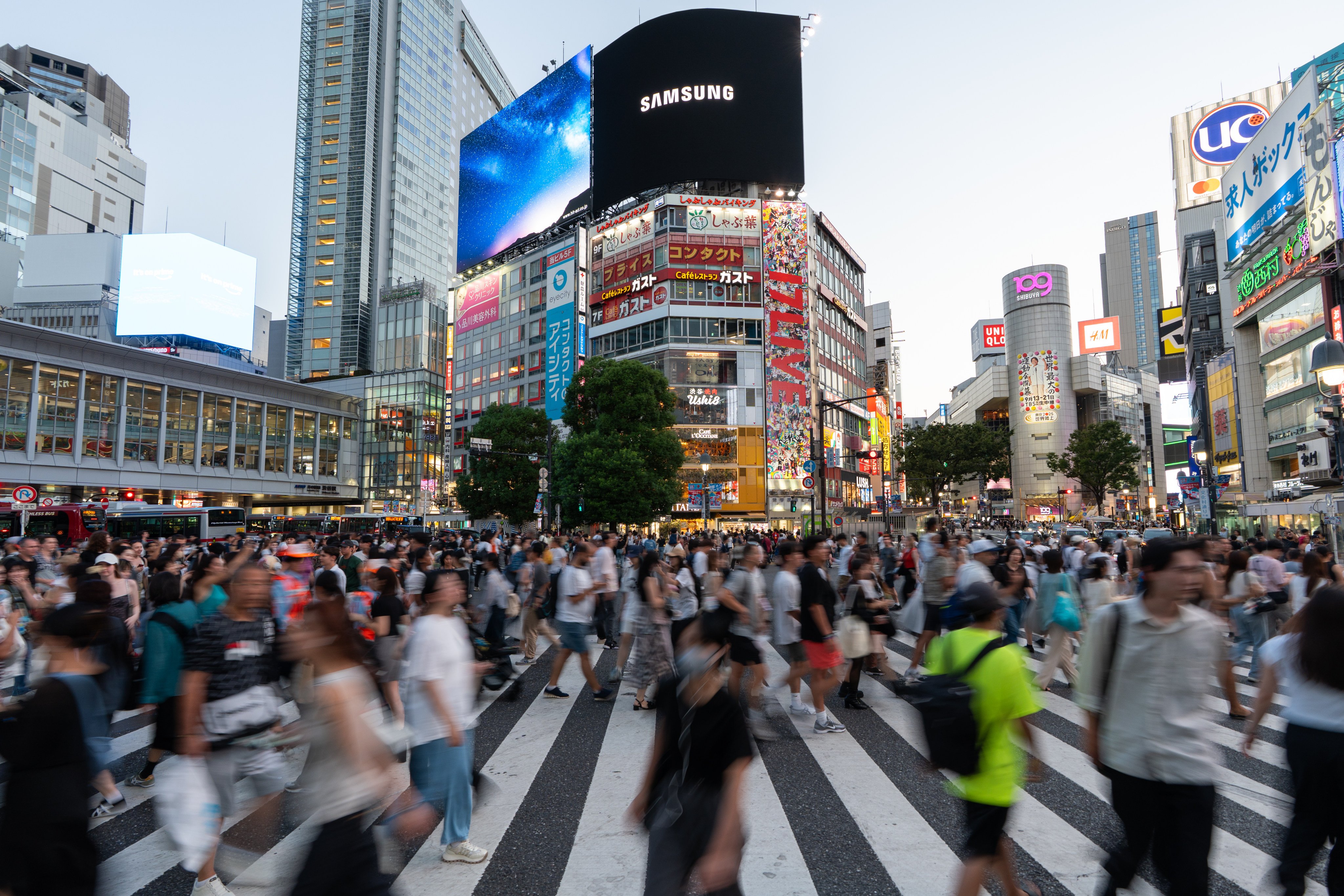 Central Tokyo’s Shibuya Crossing. Photo: Harvey Kong