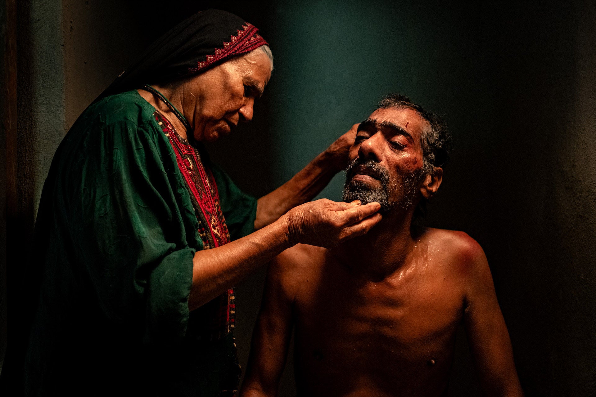 Kheyri Zakeri (left) and Mohammad Rahimi in a still from Midday Meal, winner of this year’s best film award at the Busan International Film Festival. Photo: Mani Majidi