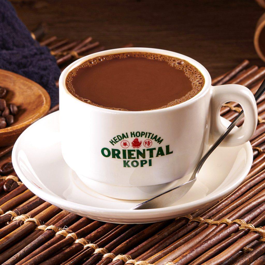 Coffee from Oriental Kopi, a Malaysian chain known for egg tarts, coffee and local dishes served in the tradition of Chinese coffee shops known as kopitiam. Photo: Oriental Kopi
