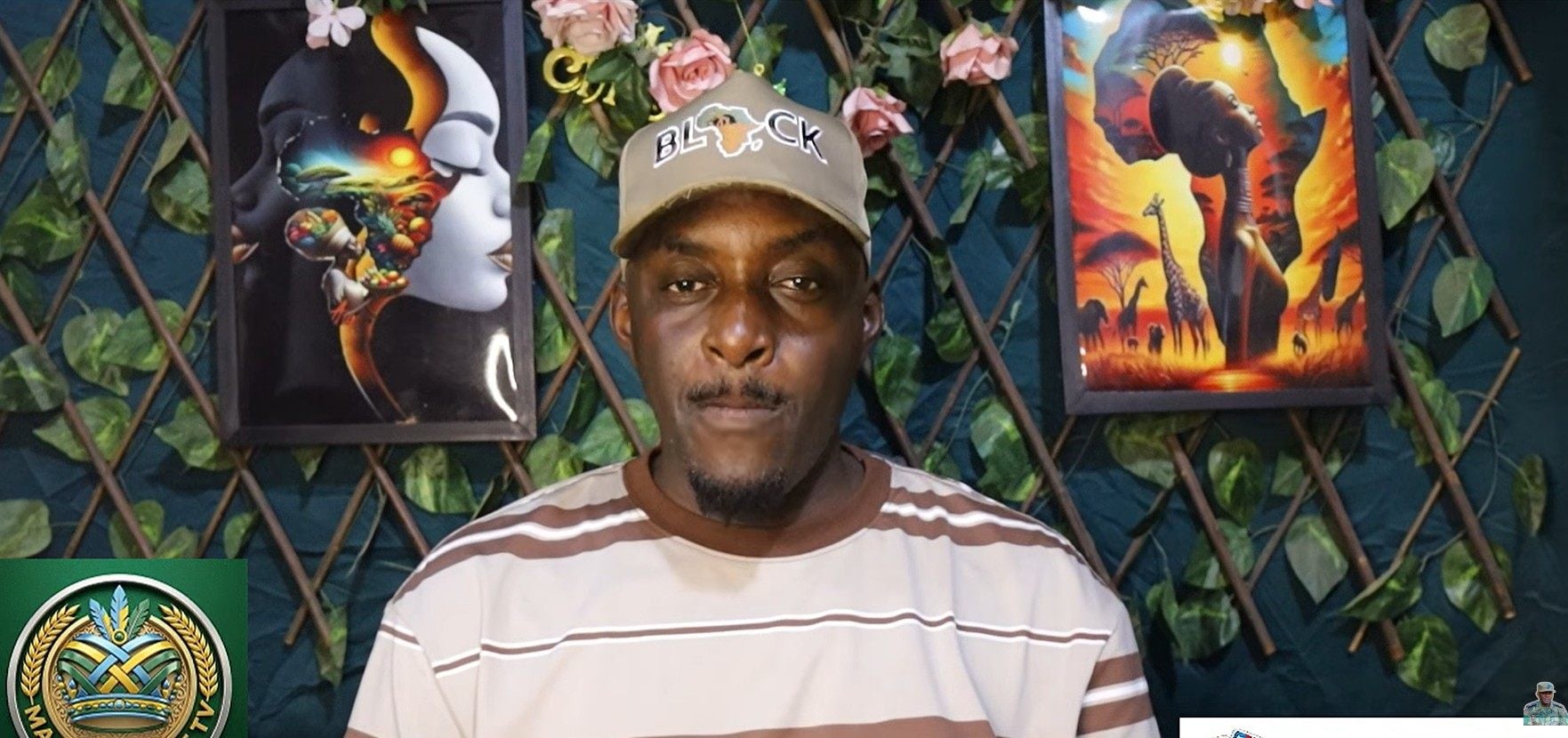 Robert Kabera, an outspoken critic of Rwanda’s government, in a video from his YouTube channel. Photo: YouTube / Major Robert TV