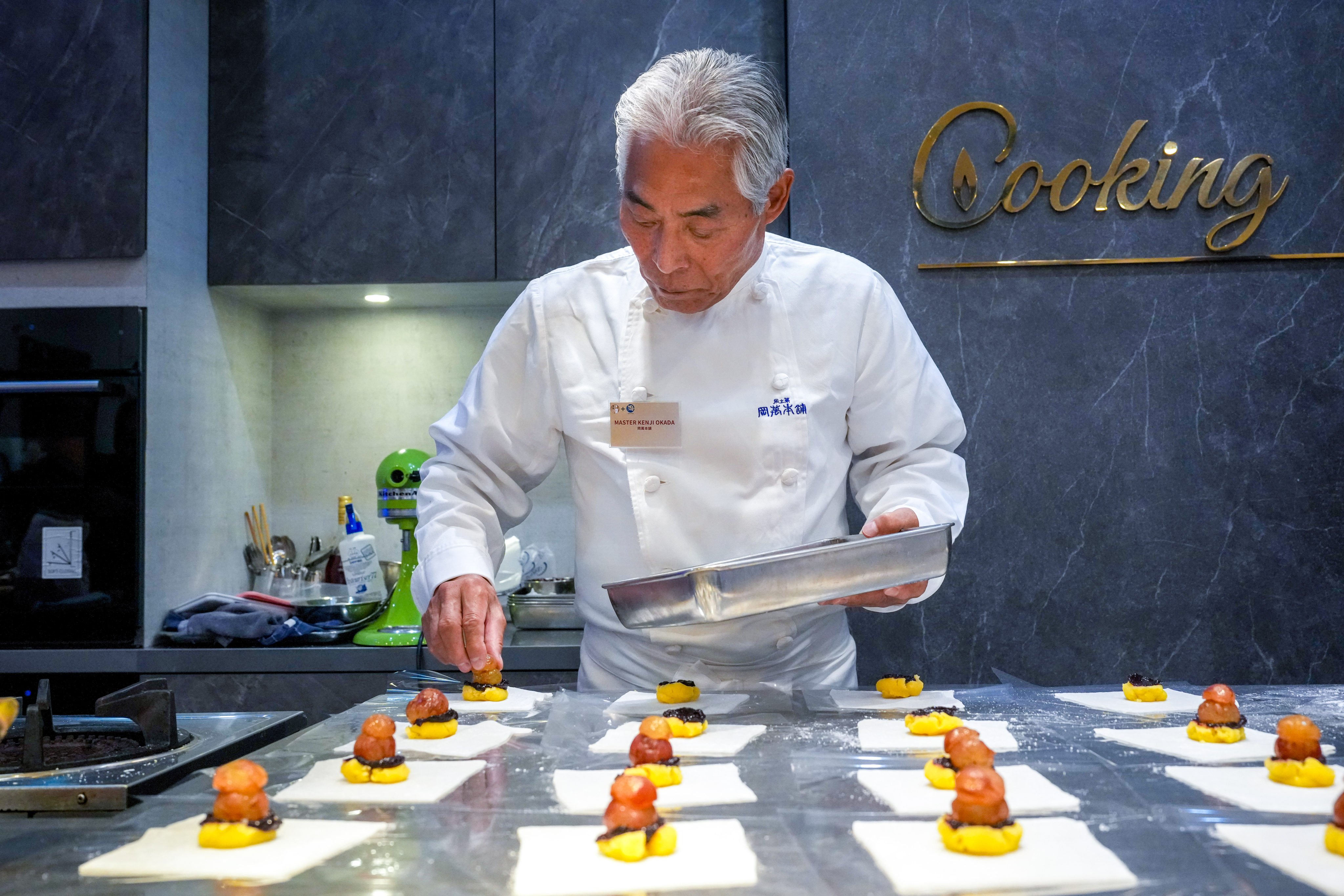 Kenji Okada, fourth-generation master of Okaman Honpo, will launch the brand's first overseas outlet in Hong Kong in collaboration with local firm Master Gift. Photo: Dickson Lee