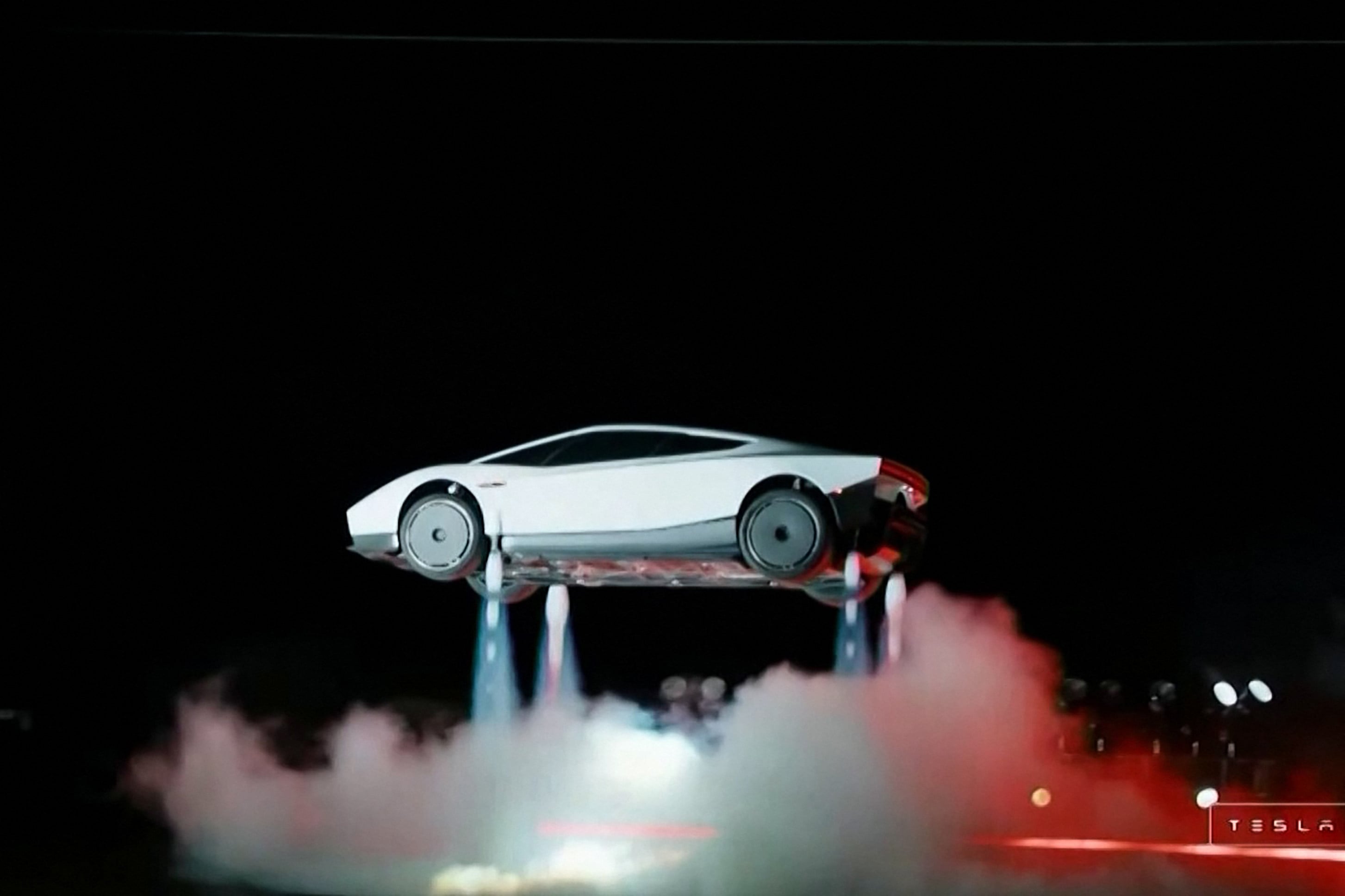 Tesla unveiling its next-generation Roadster electric car in McGregor, Texas, United States, on October 15. Photo: AFP