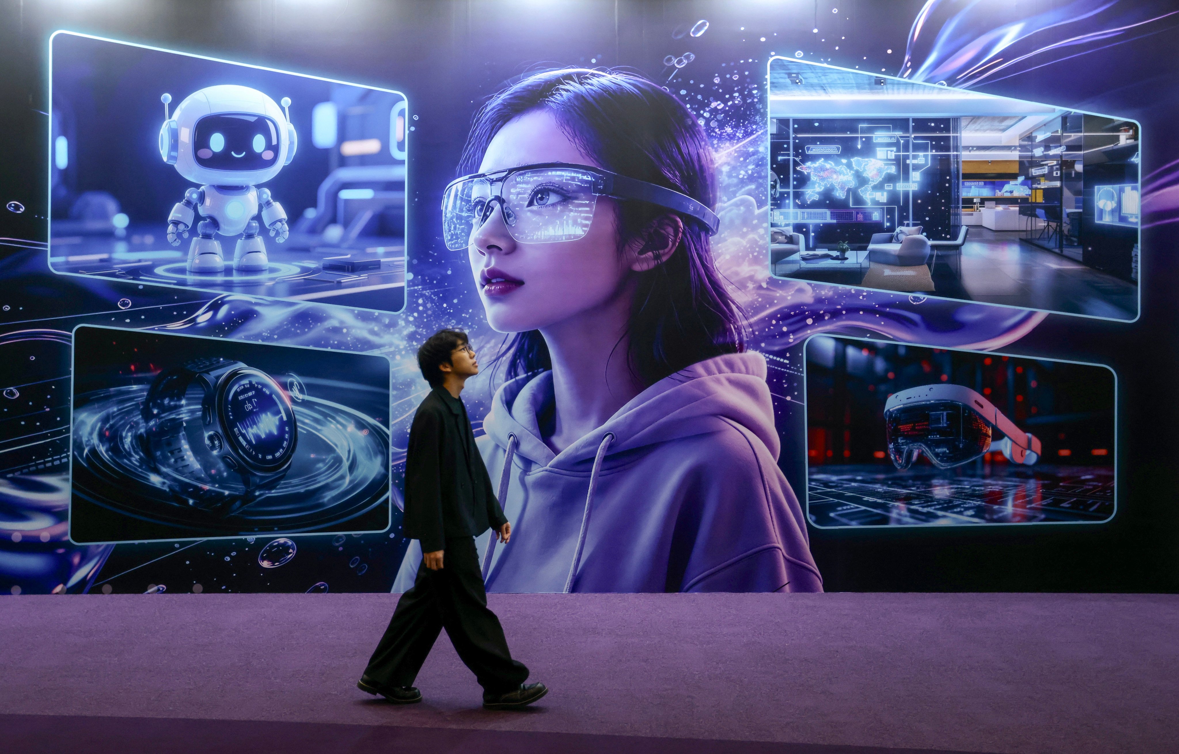 Business leaders in Hong Kong have set ambitious goals for AI adoption, a survey has found. Photo: Jonathan Wong